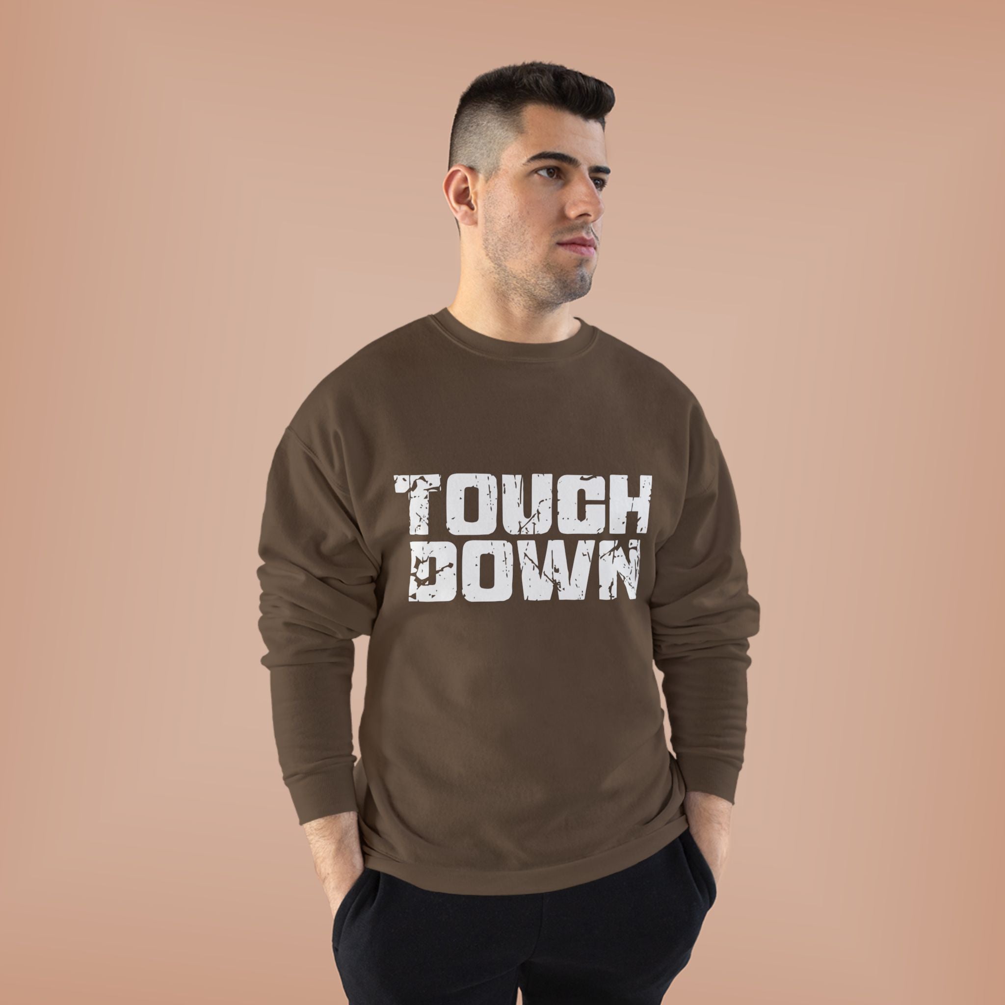 Touchdown Crewneck Sweatshirt - Vintage Football Game Day Pullover