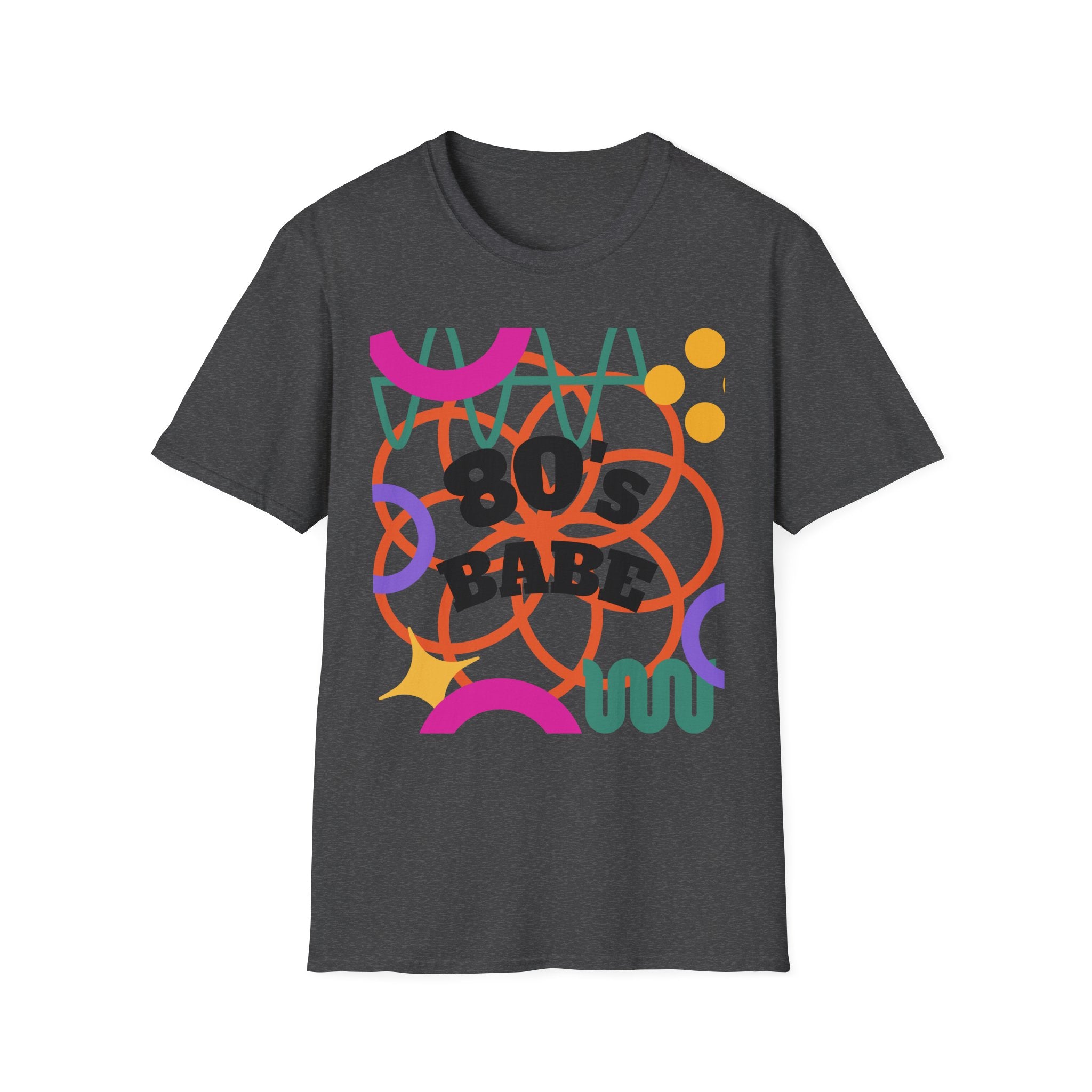80s Babe T-Shirt — Retro Neon 1980s Graphic Tee