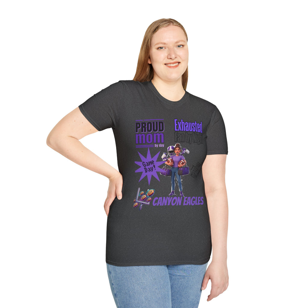 Proud Mom by Day, Exhausted Fan by Night T-Shirt