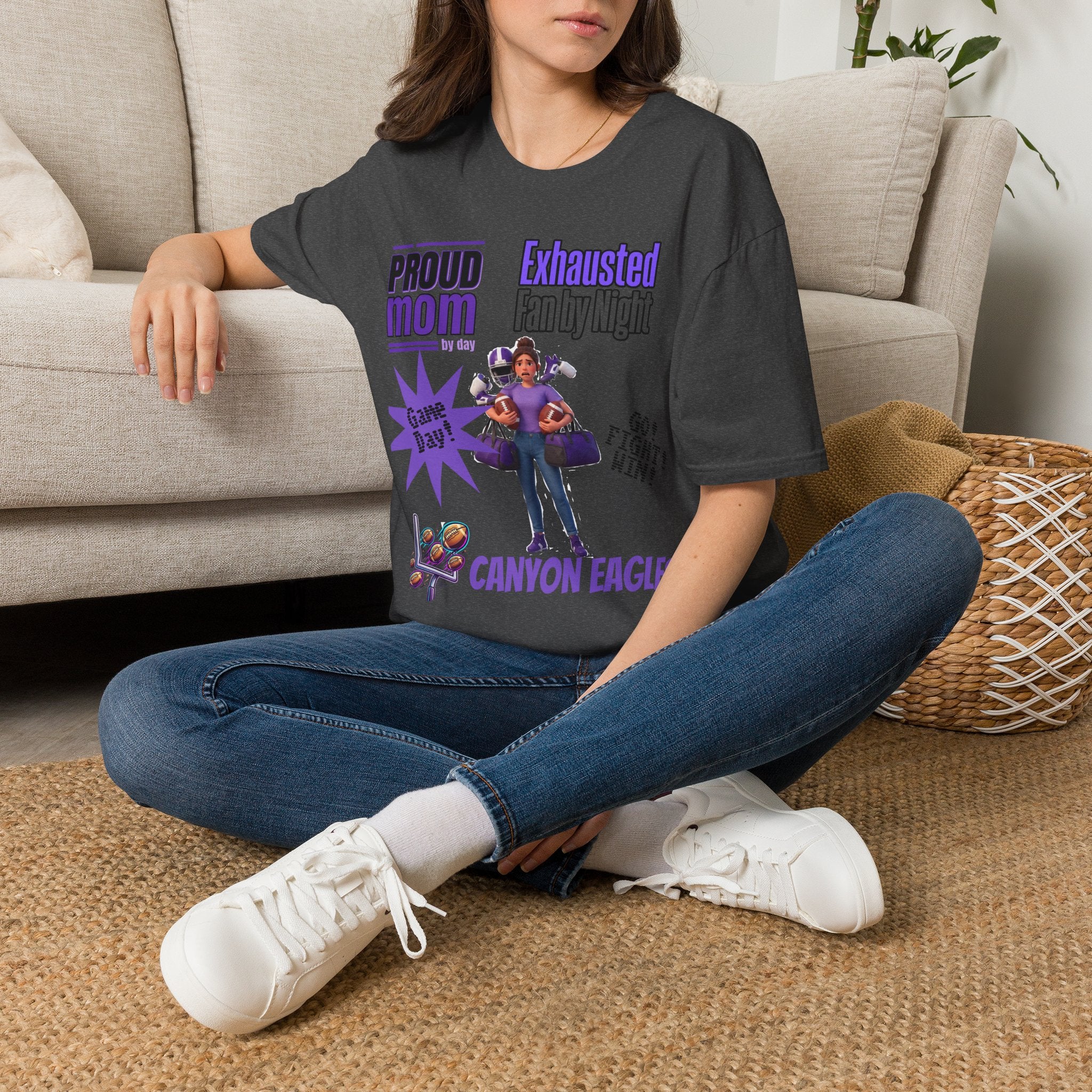 Proud Mom by Day, Exhausted Fan by Night T-Shirt