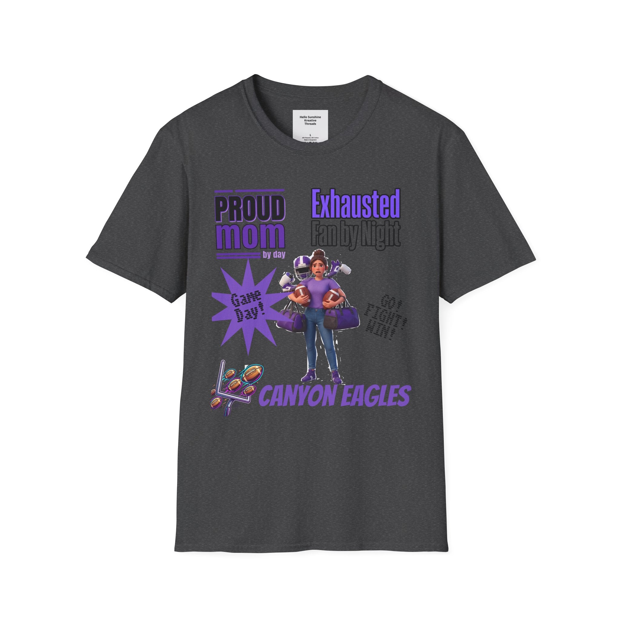 Proud Mom by Day, Exhausted Fan by Night T-Shirt