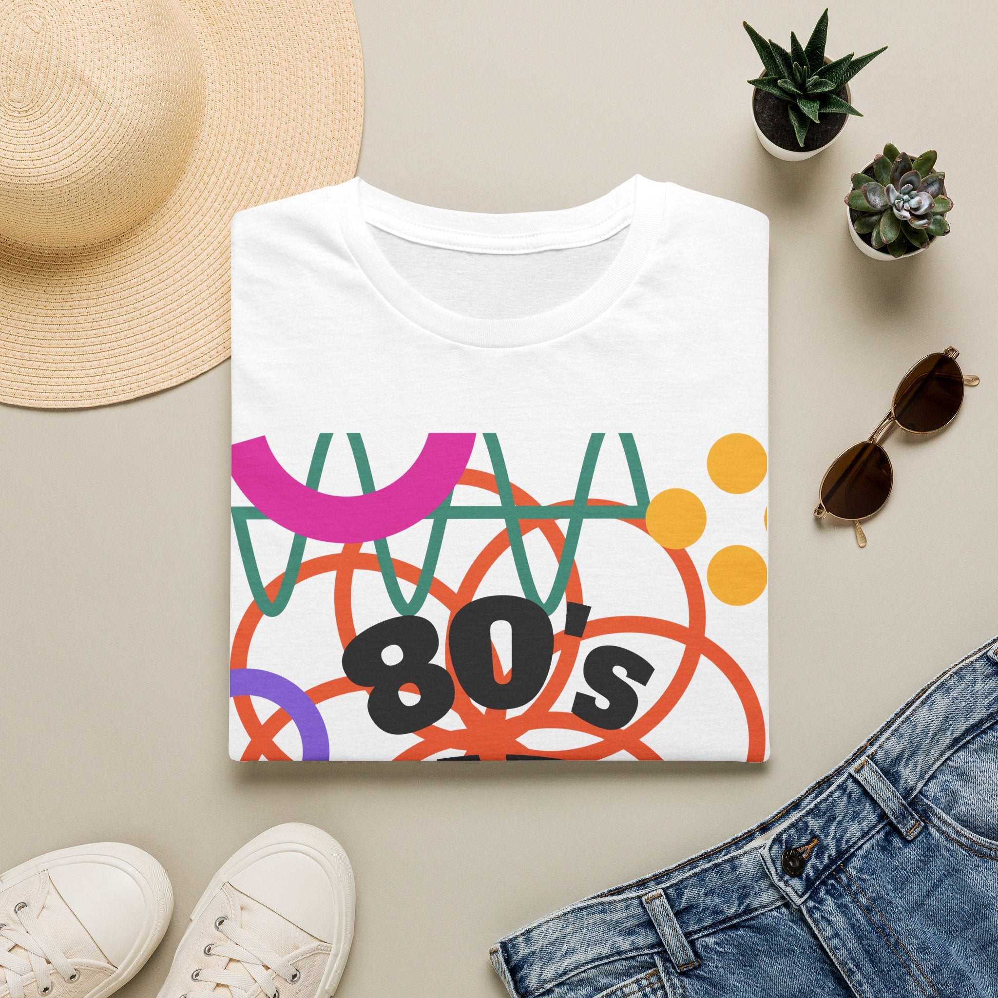80s Babe T-Shirt — Retro Neon 1980s Graphic Tee