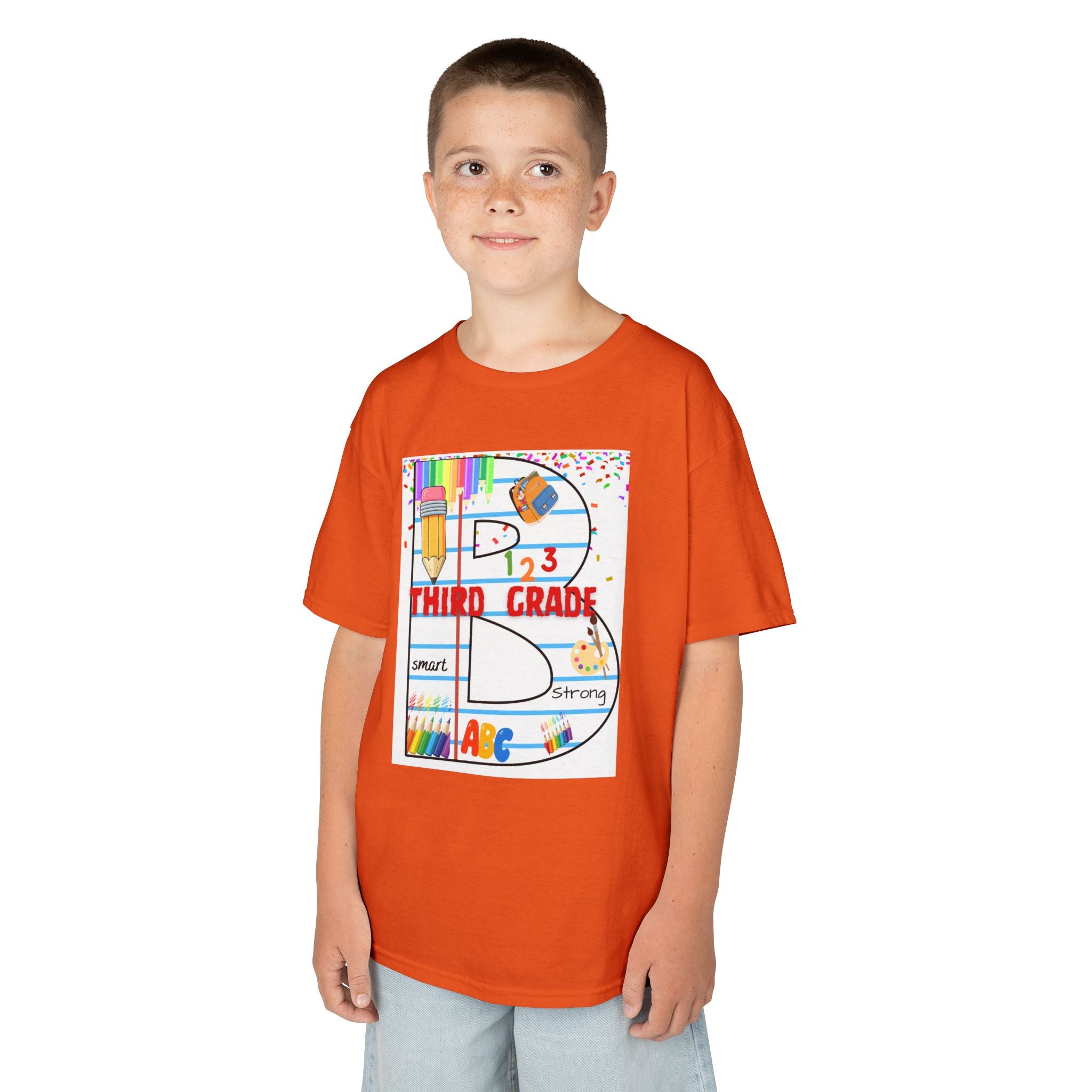 Third Grade ABCs Kids T‑Shirt — 'Be Bold Be You' Back-to-School Tee