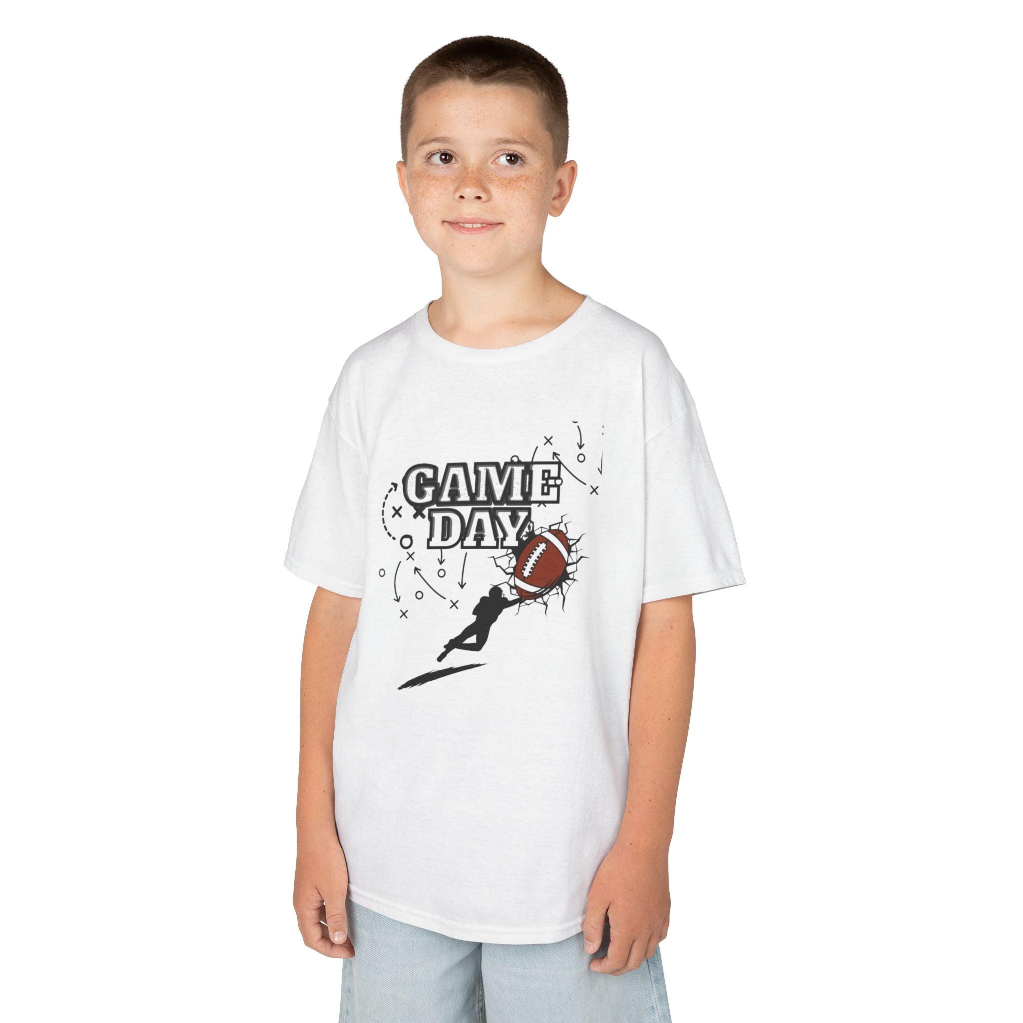 Kids Football 'Game Day' T‑Shirt — Youth Sports Fan Tee
