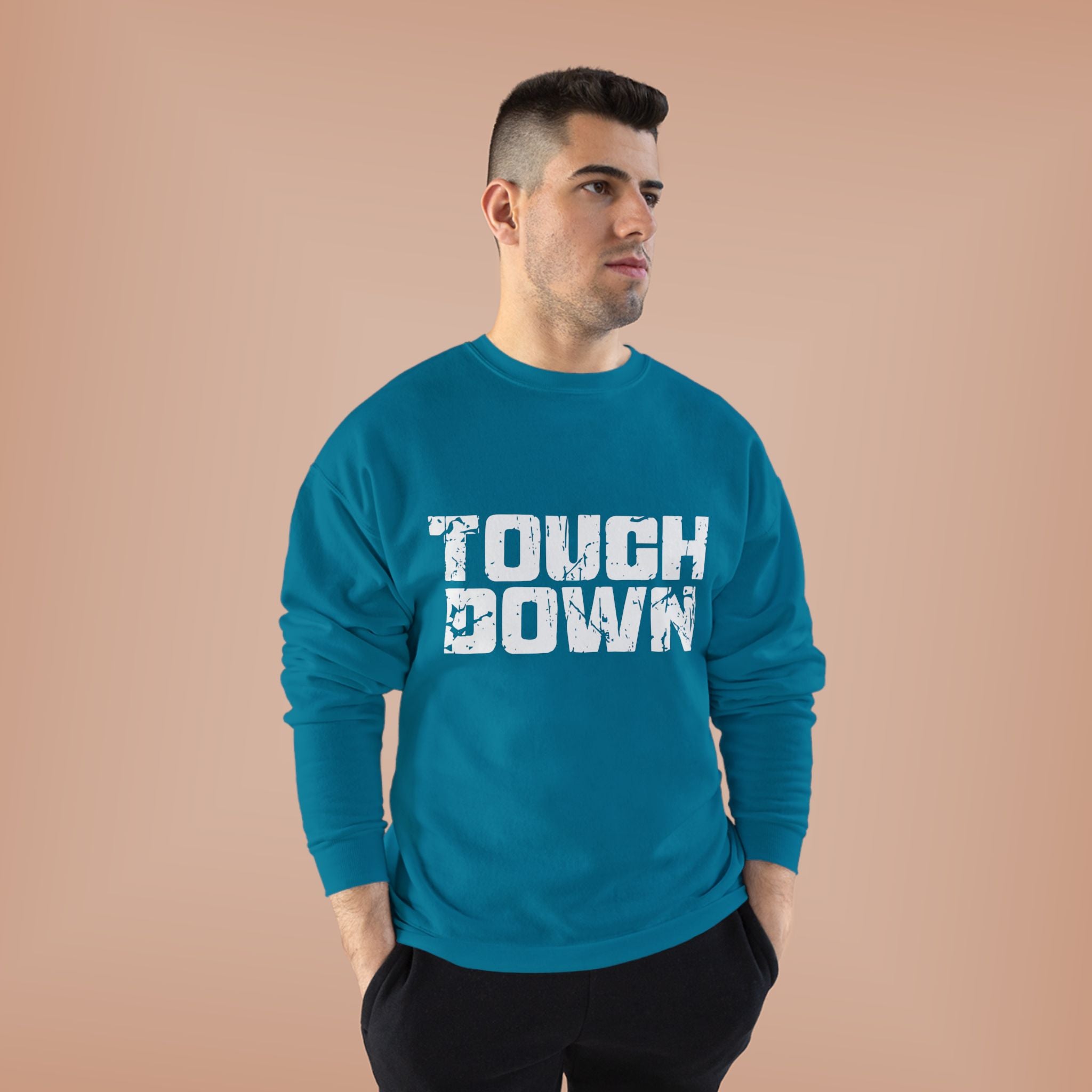 Touchdown Crewneck Sweatshirt - Vintage Football Game Day Pullover