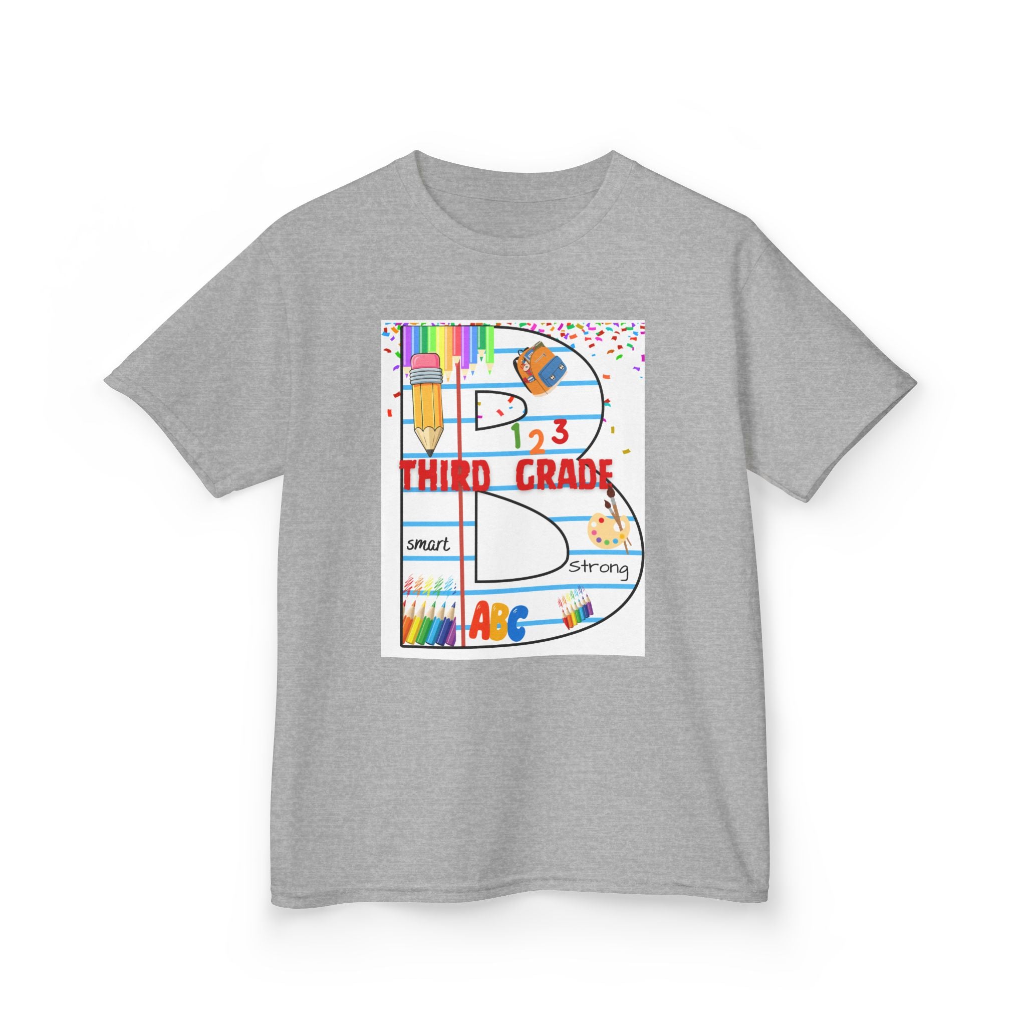 Third Grade ABCs Kids T‑Shirt — 'Be Bold Be You' Back-to-School Tee