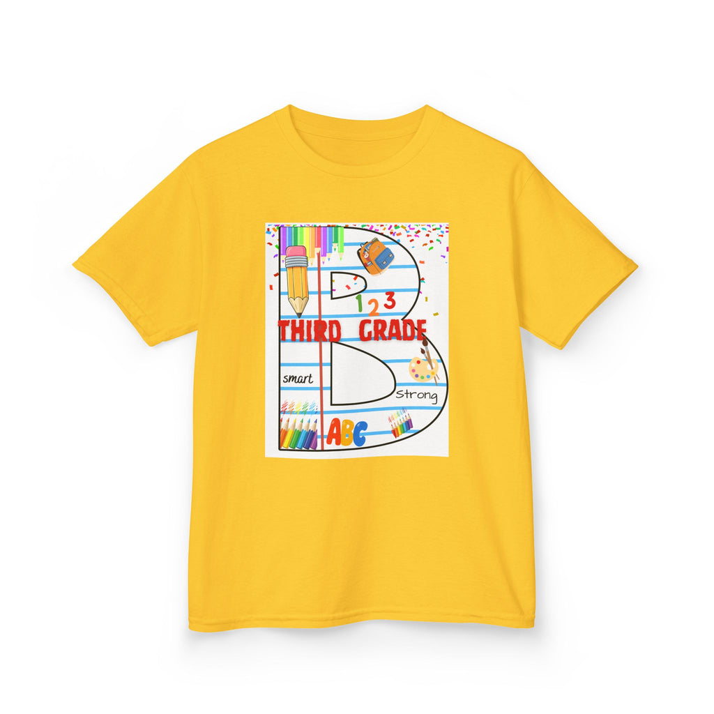 Third Grade ABCs Kids T‑Shirt — 'Be Bold Be You' Back-to-School Tee
