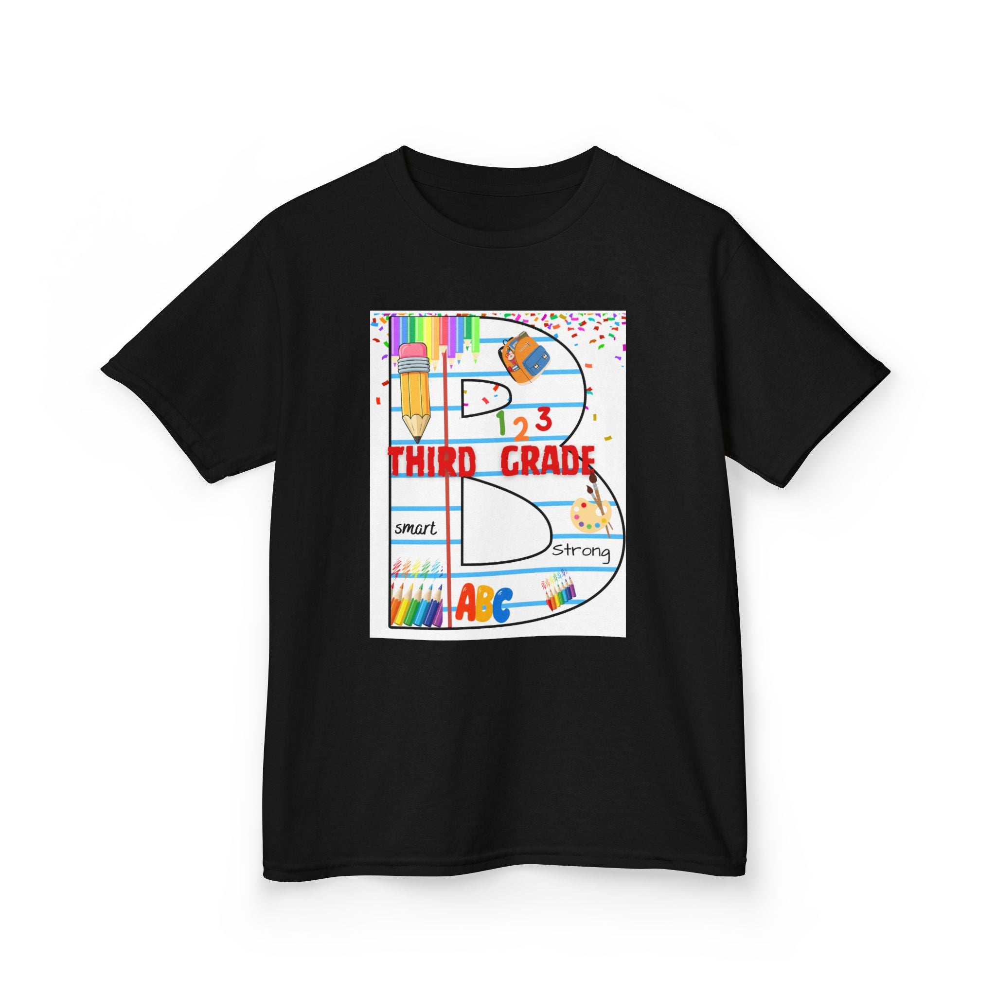Third Grade ABCs Kids T‑Shirt — 'Be Bold Be You' Back-to-School Tee