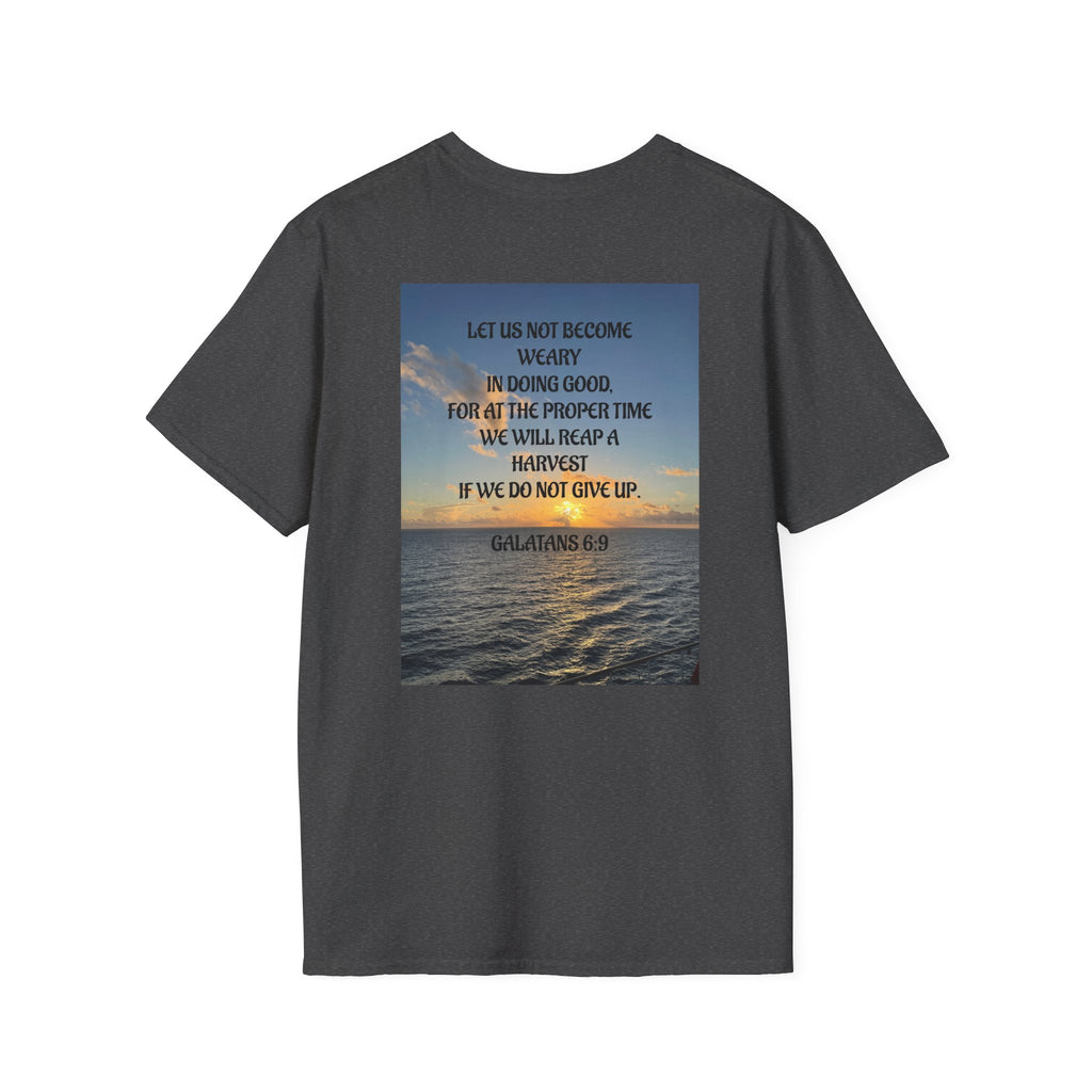 Never Give Up T-Shirt — Minimal Motivational Tee