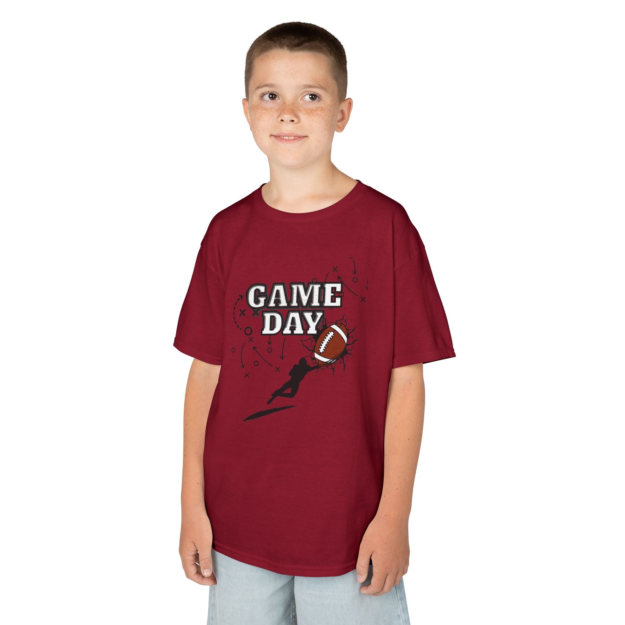 Kids Football 'Game Day' T‑Shirt — Youth Sports Fan Tee