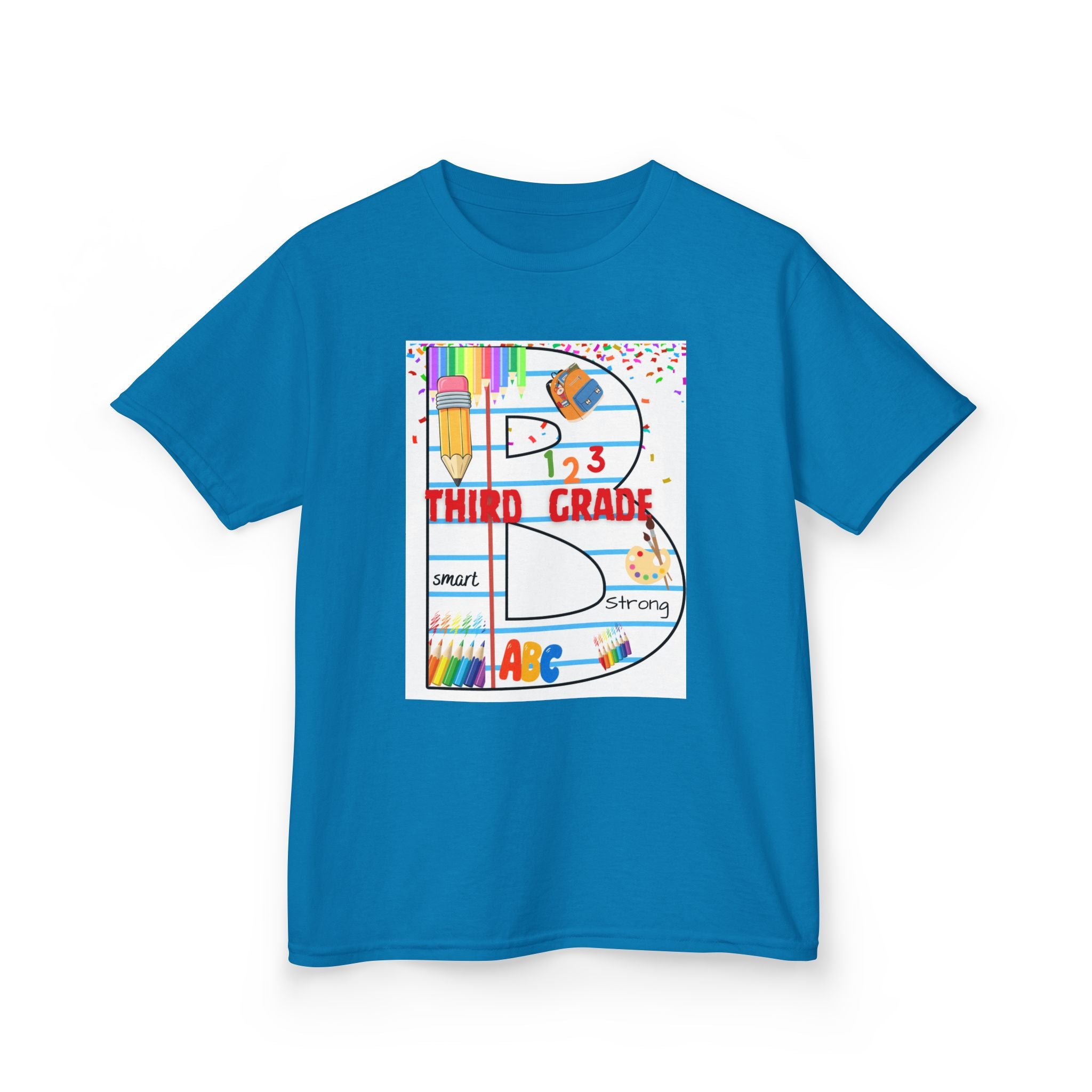 Third Grade ABCs Kids T‑Shirt — 'Be Bold Be You' Back-to-School Tee