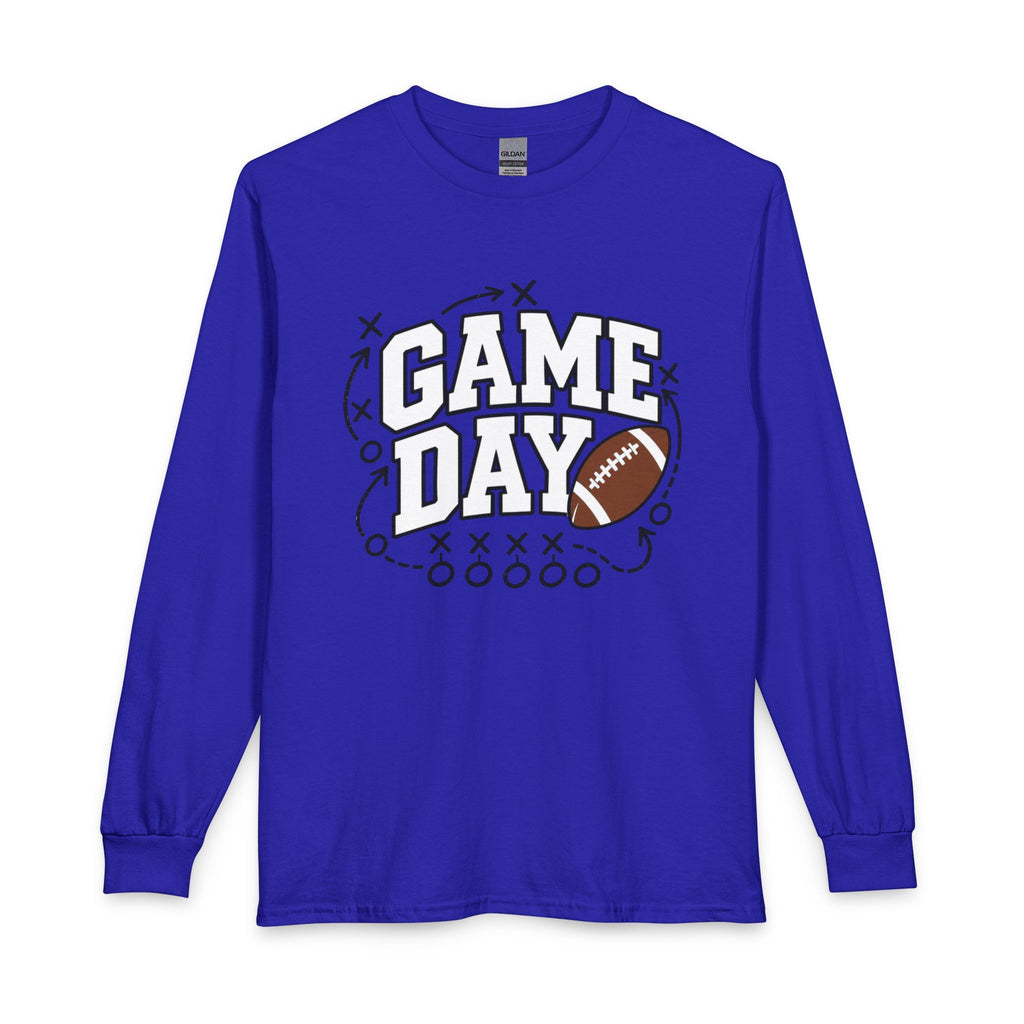 Game Day Long Sleeve Tee — Football Graphic Shirt