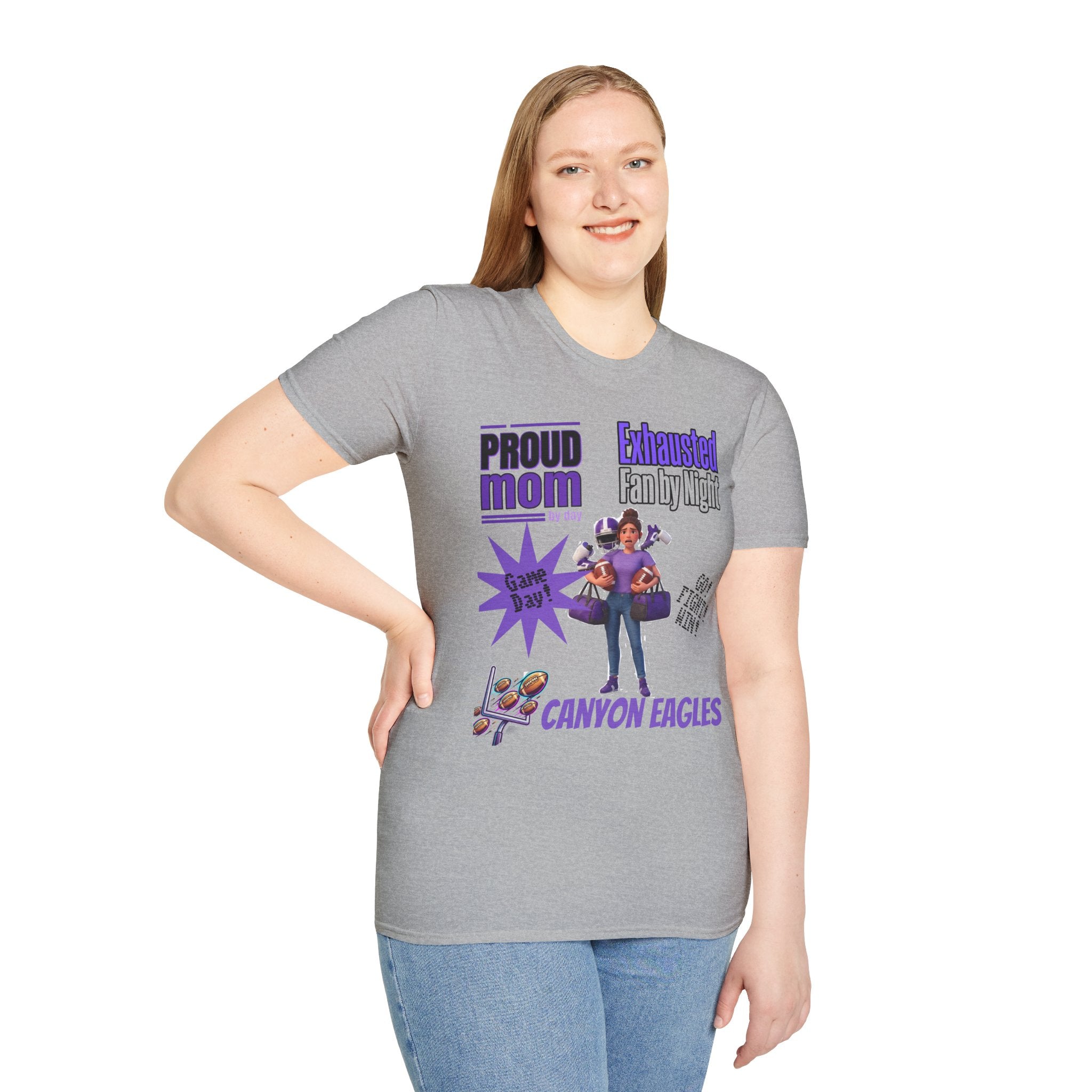 Proud Mom by Day, Exhausted Fan by Night T-Shirt