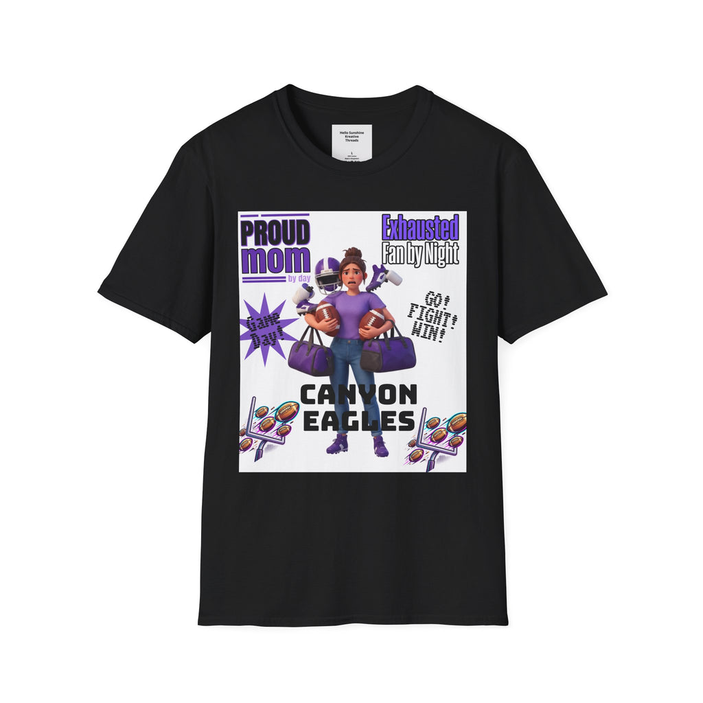 Proud Mom by Day, Exhausted Fan by Night T-Shirt