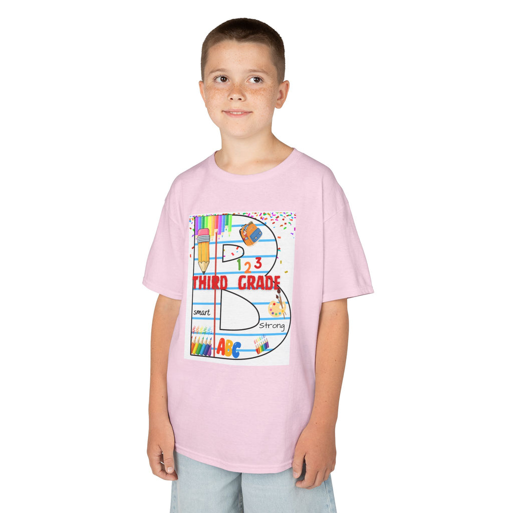 Third Grade ABCs Kids T‑Shirt — 'Be Bold Be You' Back-to-School Tee