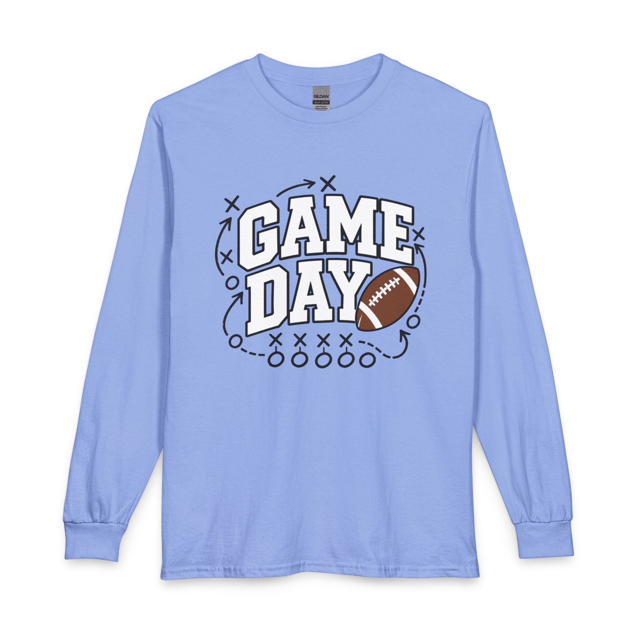 Game Day Long Sleeve Tee — Football Graphic Shirt