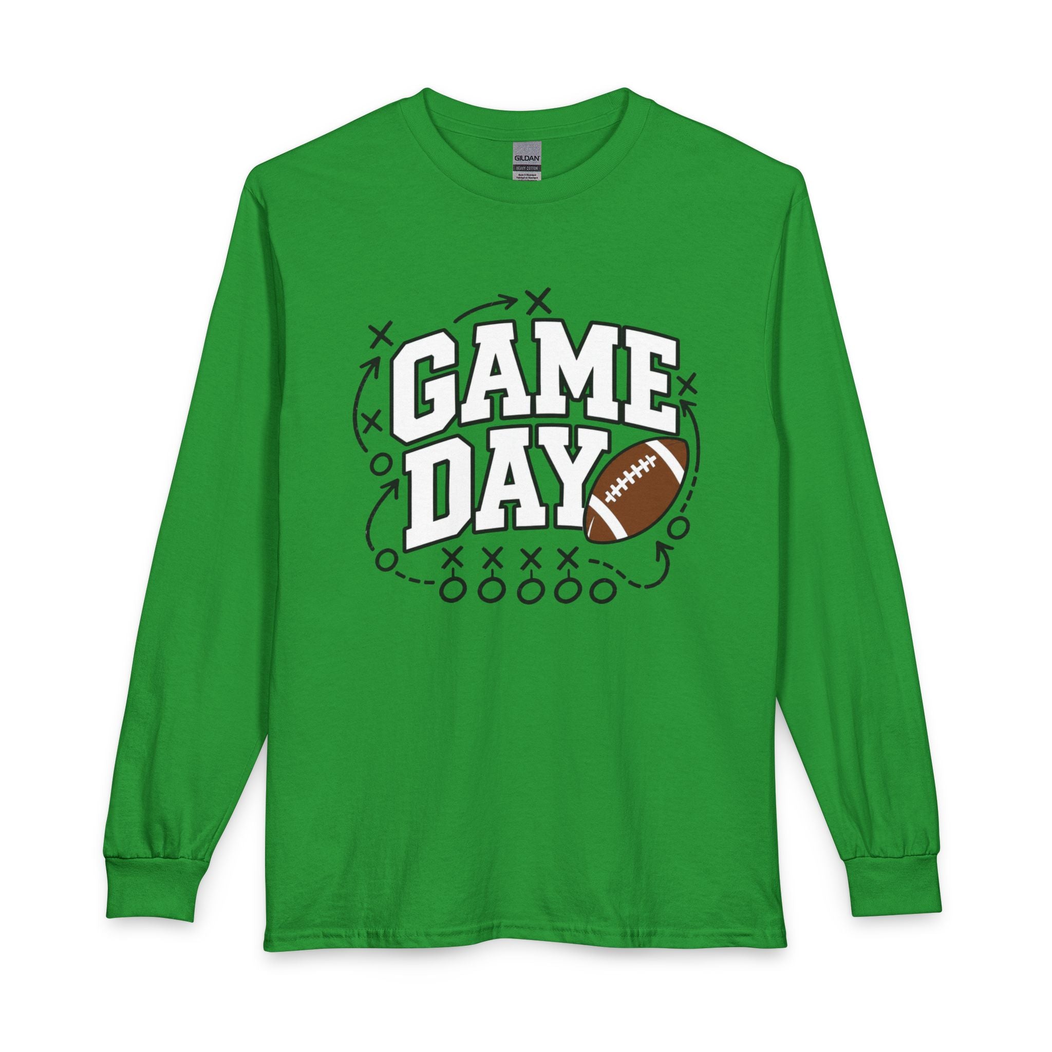 Game Day Long Sleeve Tee — Football Graphic Shirt