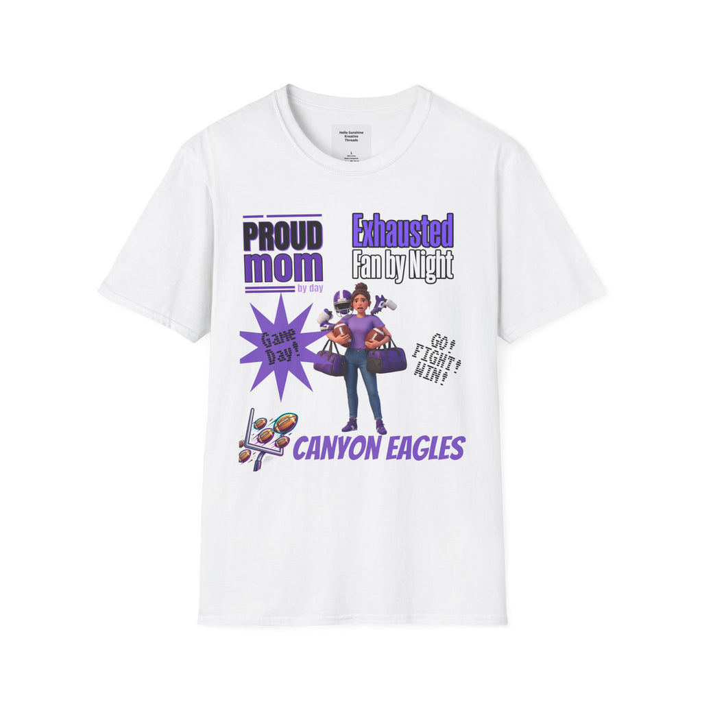 Proud Mom by Day, Exhausted Fan by Night T-Shirt