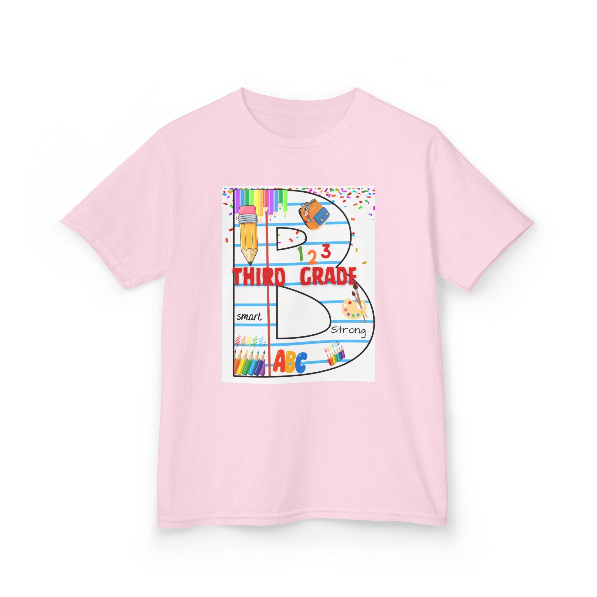 Third Grade ABCs Kids T‑Shirt — 'Be Bold Be You' Back-to-School Tee