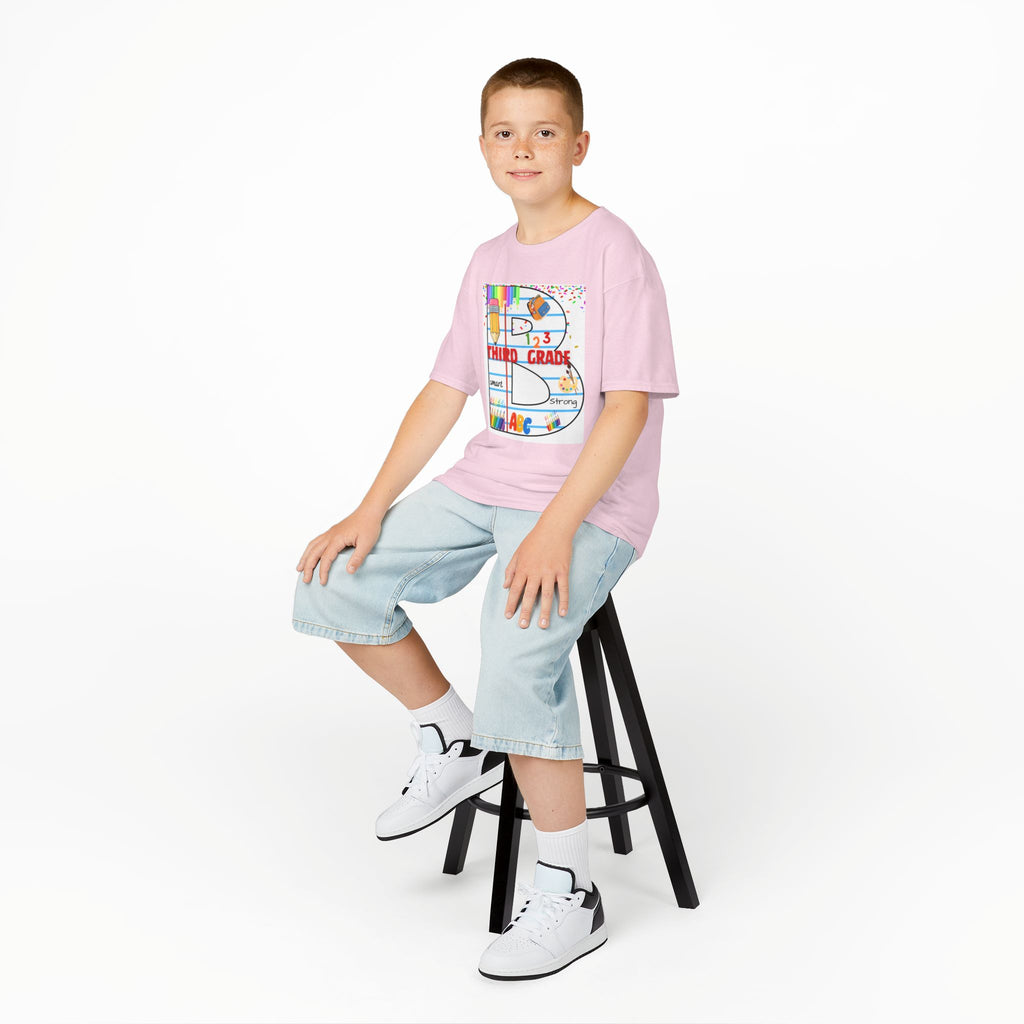 Third Grade ABCs Kids T‑Shirt — 'Be Bold Be You' Back-to-School Tee