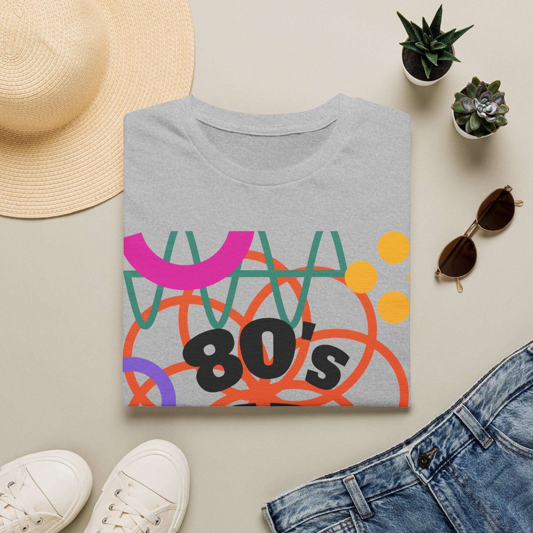 80s Babe T-Shirt — Retro Neon 1980s Graphic Tee