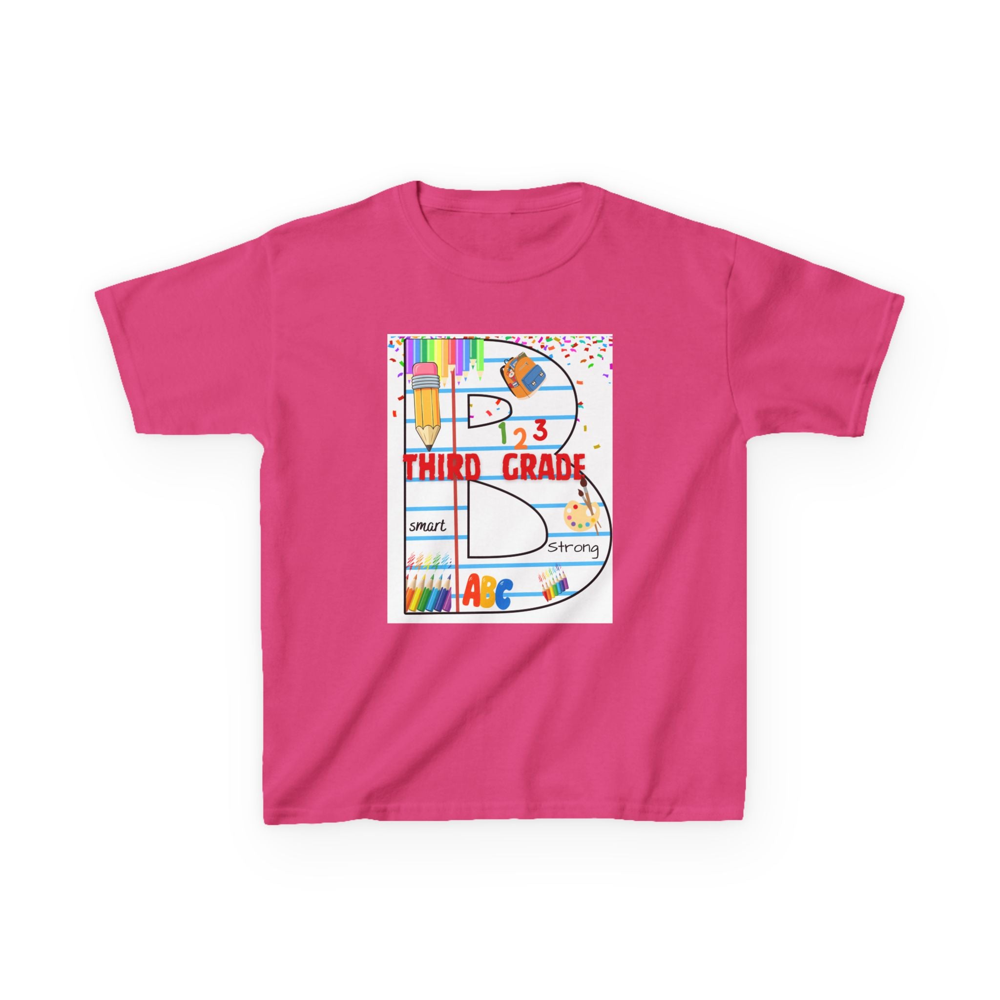 Third Grade ABCs Kids T‑Shirt — 'Be Bold Be You' Back-to-School Tee