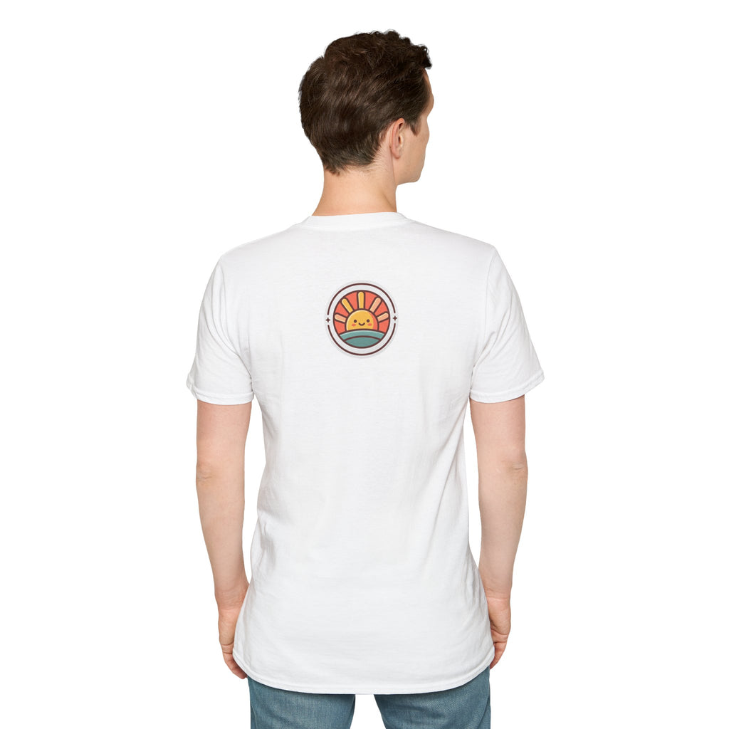 T-Shirt — "Grace Got Me Glowing" Christian Retro Sunrise Faith Tee
