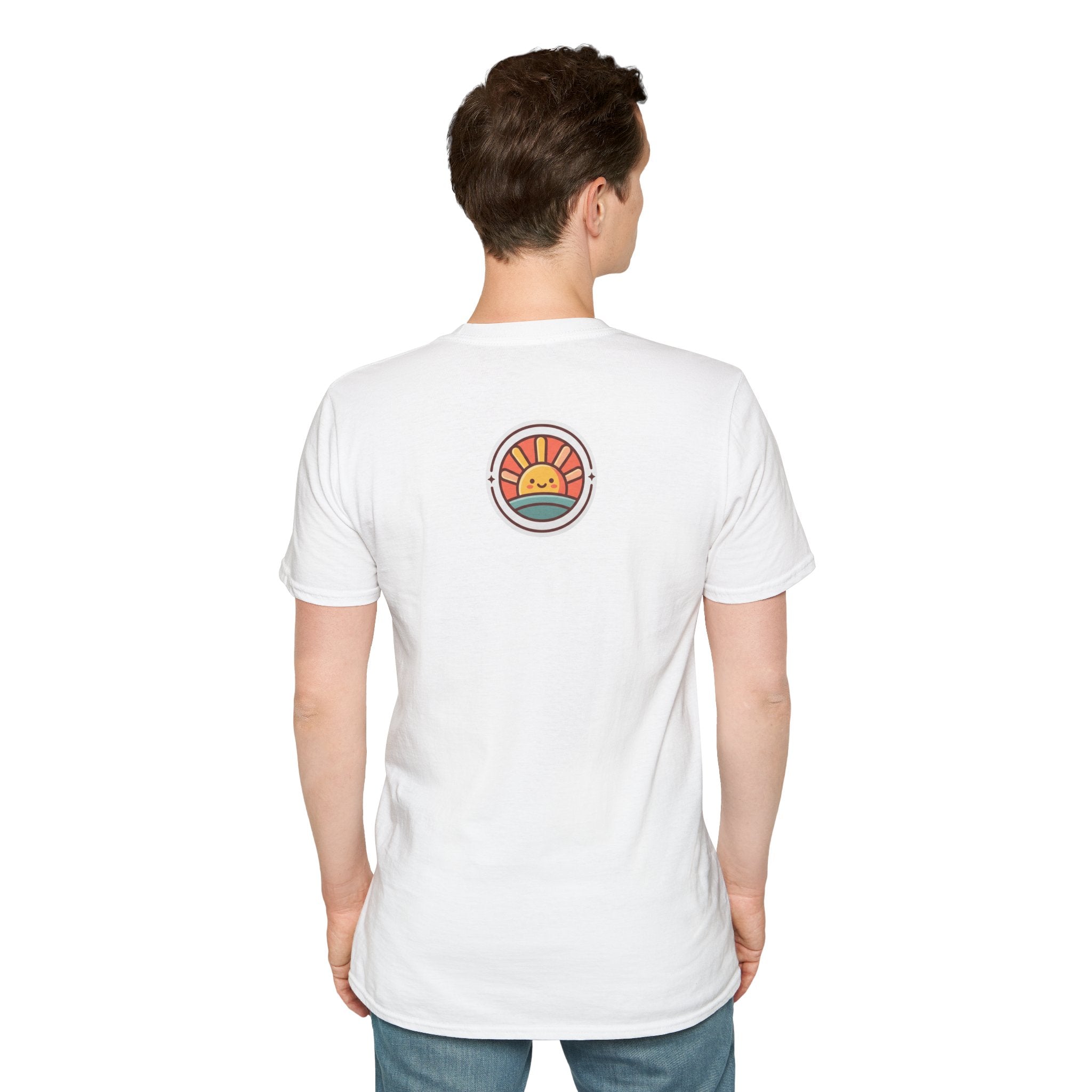T-Shirt — "Grace Got Me Glowing" Christian Retro Sunrise Faith Tee