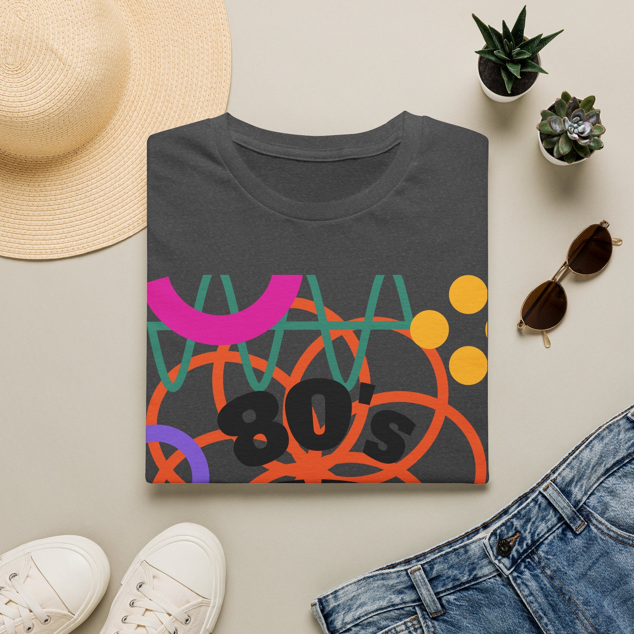 80s Babe T-Shirt — Retro Neon 1980s Graphic Tee
