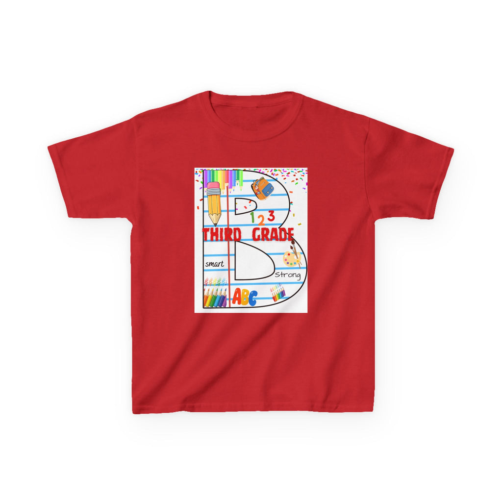 Third Grade ABCs Kids T‑Shirt — 'Be Bold Be You' Back-to-School Tee