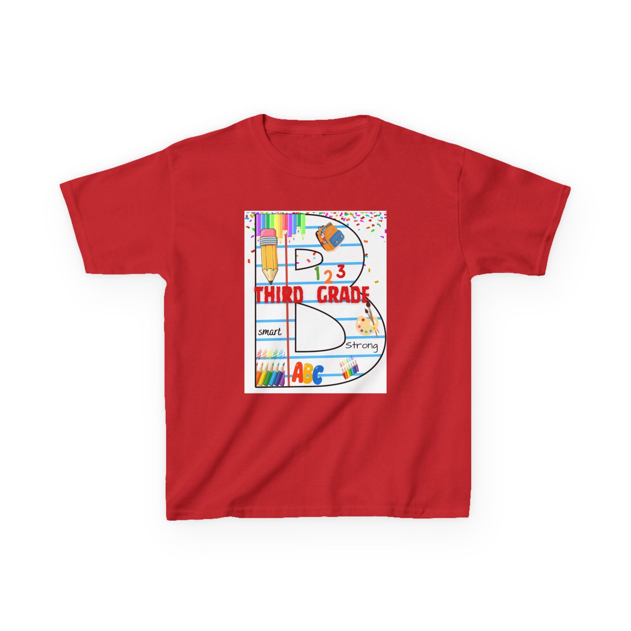 Third Grade ABCs Kids T‑Shirt — 'Be Bold Be You' Back-to-School Tee