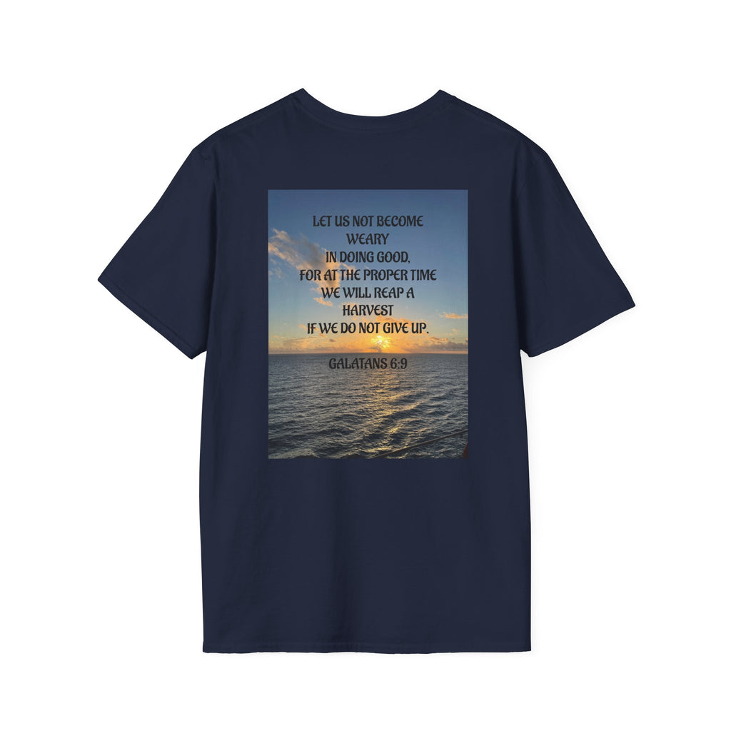 Never Give Up T-Shirt — Minimal Motivational Tee