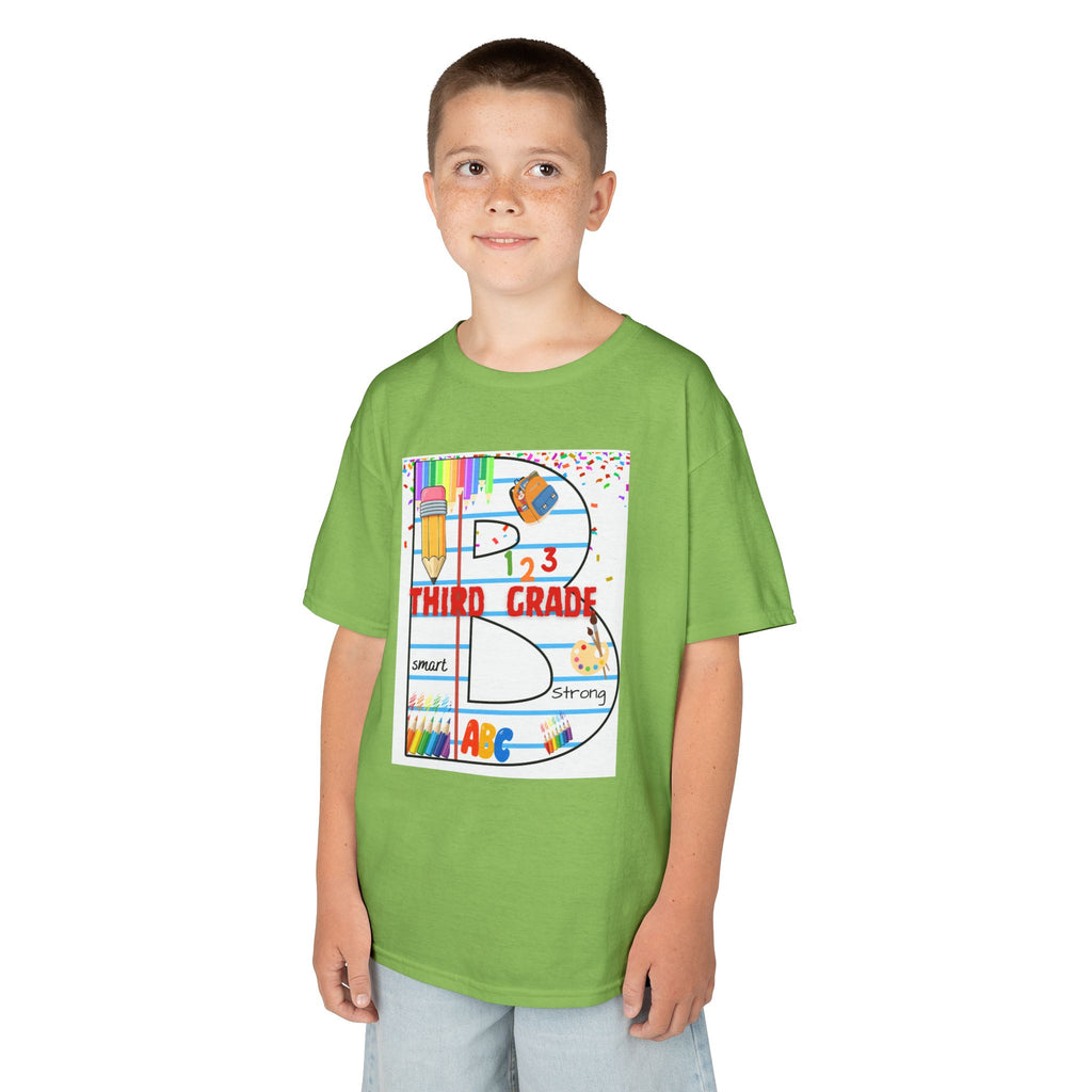 Third Grade ABCs Kids T‑Shirt — 'Be Bold Be You' Back-to-School Tee