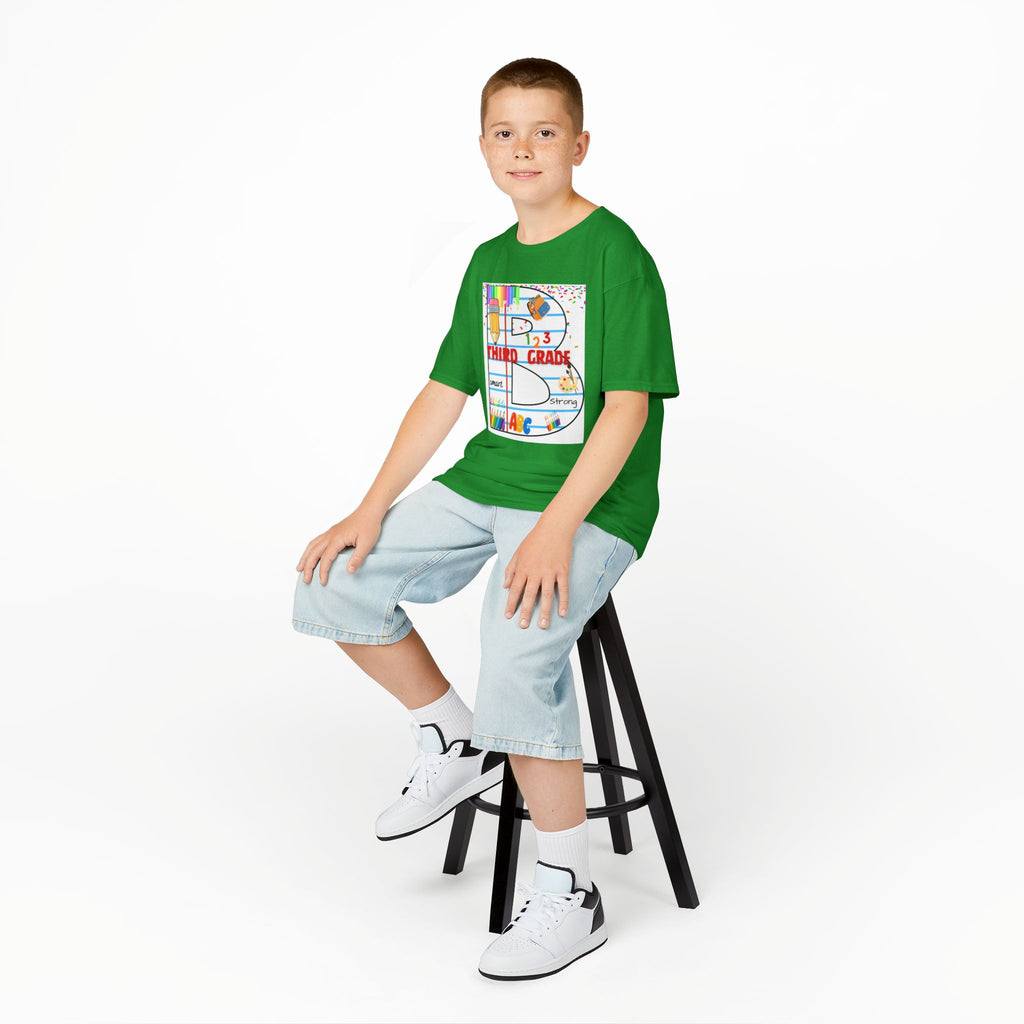 Third Grade ABCs Kids T‑Shirt — 'Be Bold Be You' Back-to-School Tee