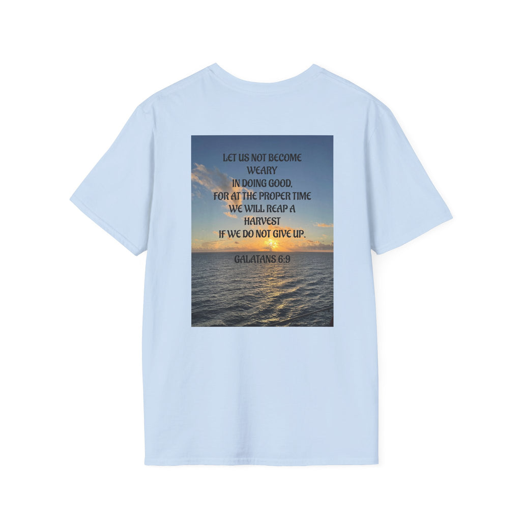 Never Give Up T-Shirt — Minimal Motivational Tee