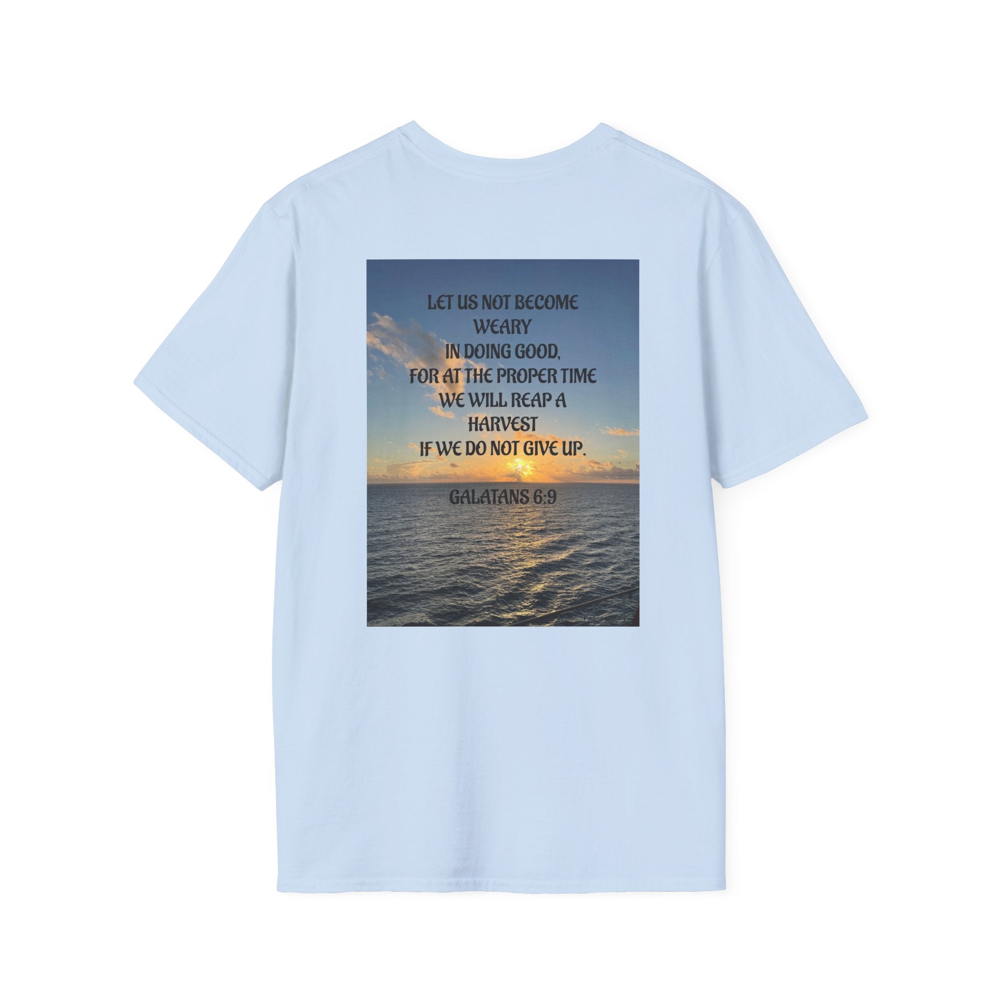 Never Give Up T-Shirt — Minimal Motivational Tee