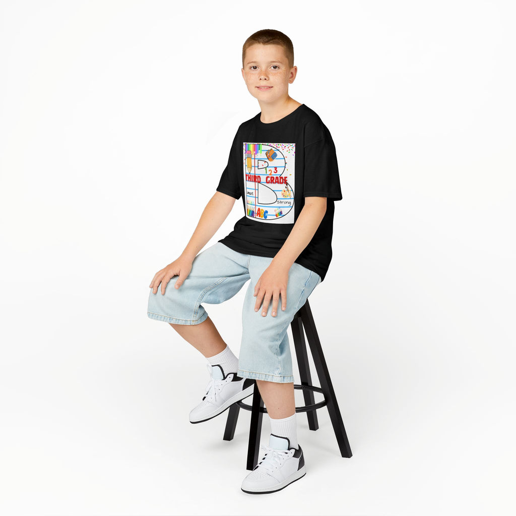 Third Grade ABCs Kids T‑Shirt — 'Be Bold Be You' Back-to-School Tee