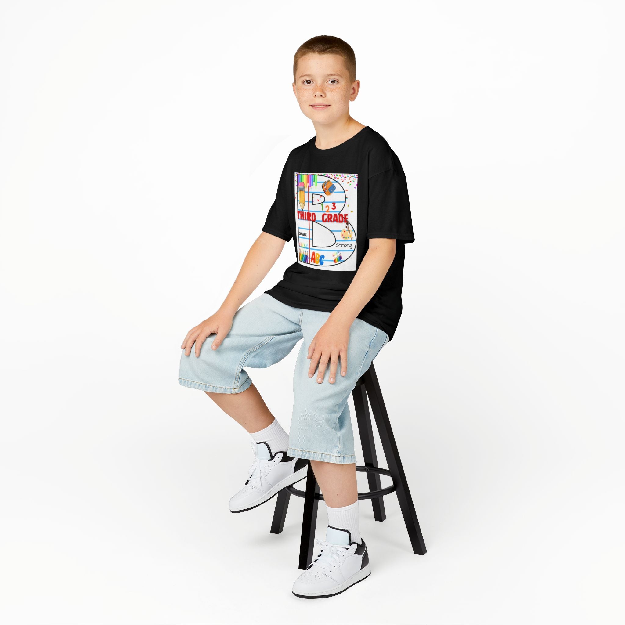 Third Grade ABCs Kids T‑Shirt — 'Be Bold Be You' Back-to-School Tee