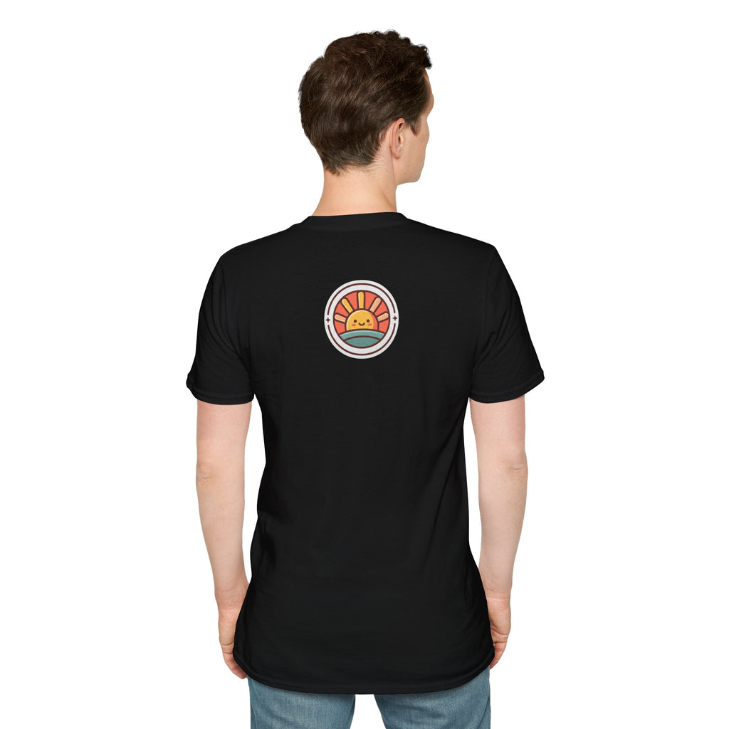 T-Shirt — "Grace Got Me Glowing" Christian Retro Sunrise Faith Tee