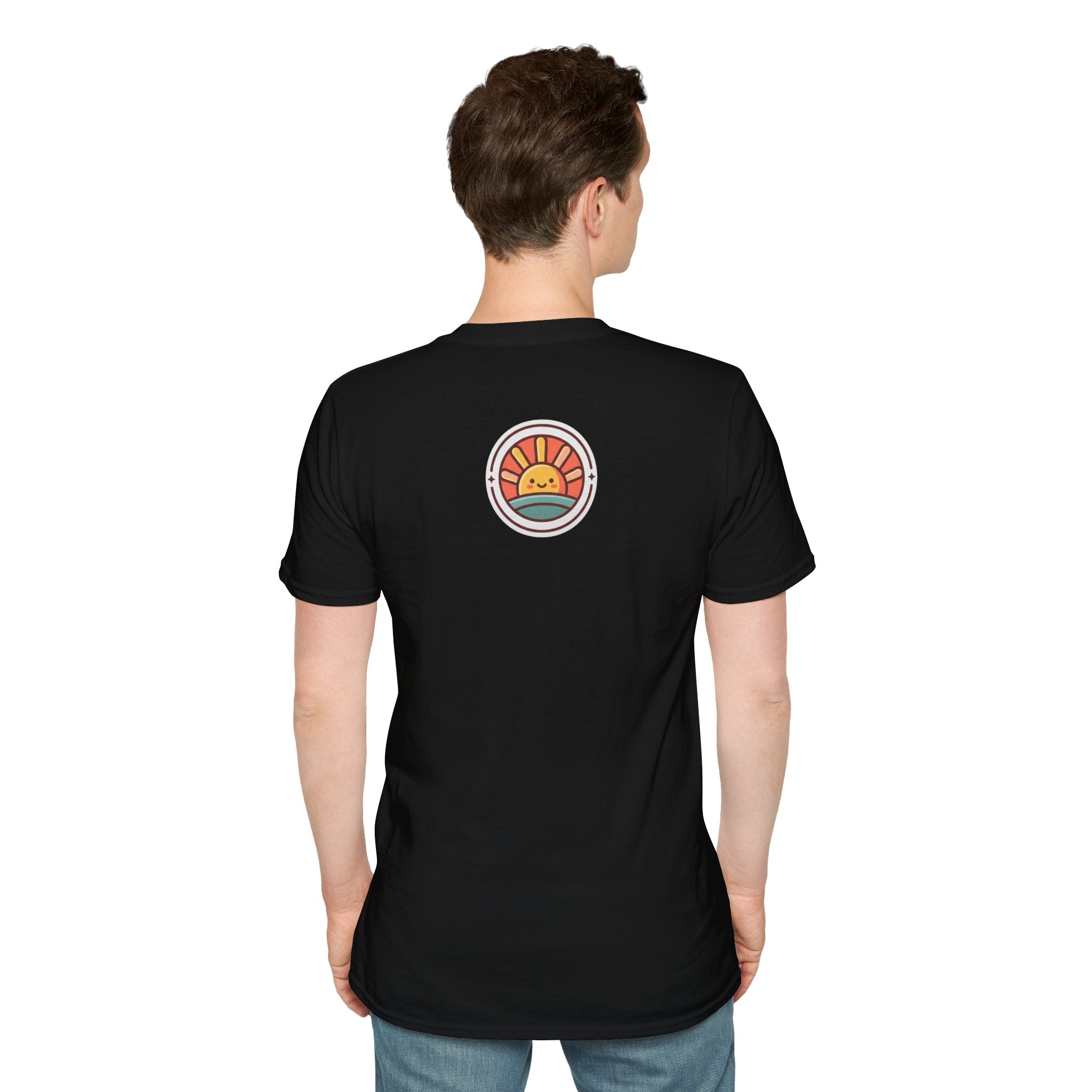 T-Shirt — "Grace Got Me Glowing" Christian Retro Sunrise Faith Tee