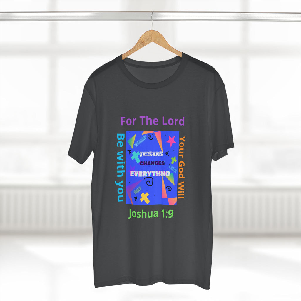 Joshua 1:9 Christian T-Shirt — "Be Strong & Courageous" Faith Tee