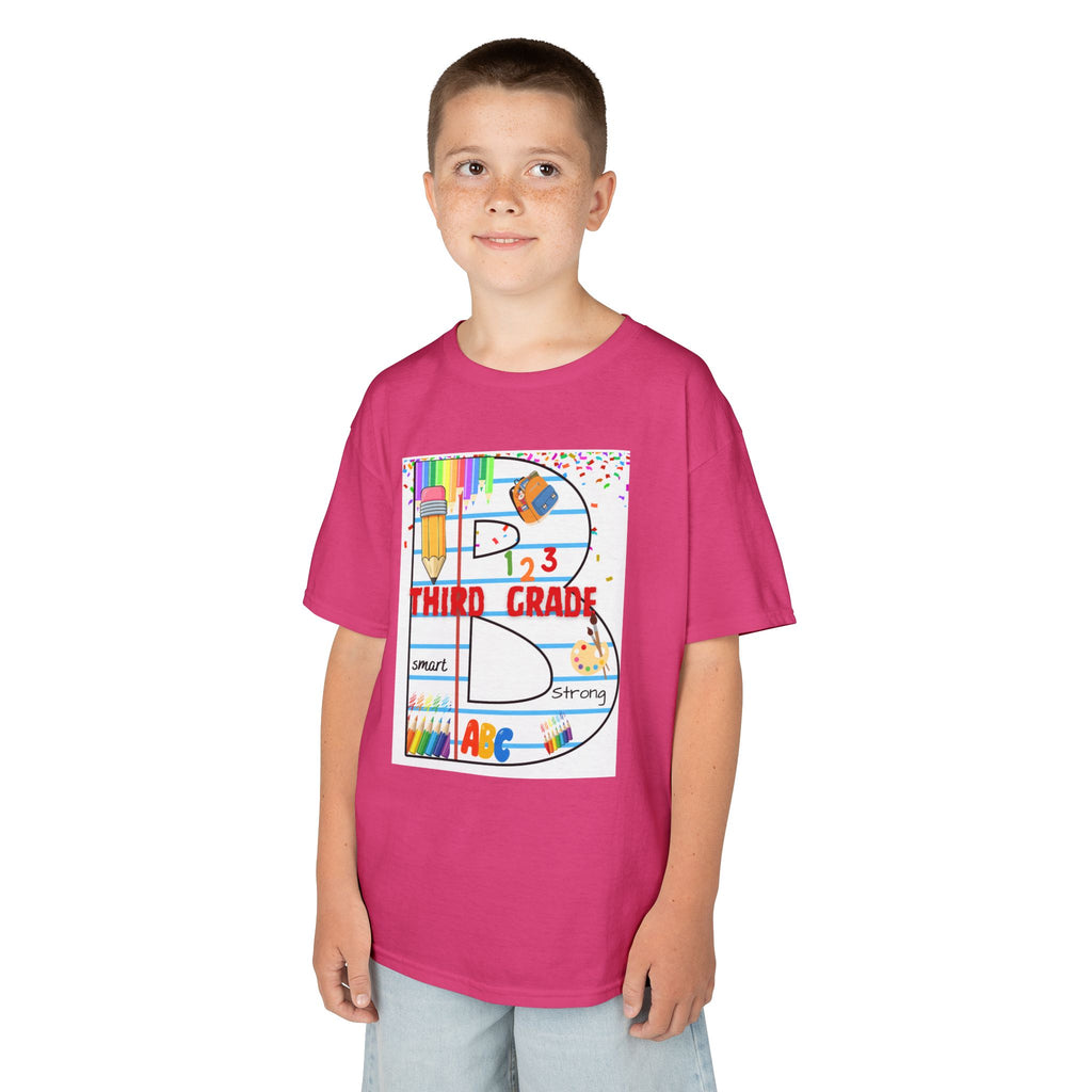 Third Grade ABCs Kids T‑Shirt — 'Be Bold Be You' Back-to-School Tee