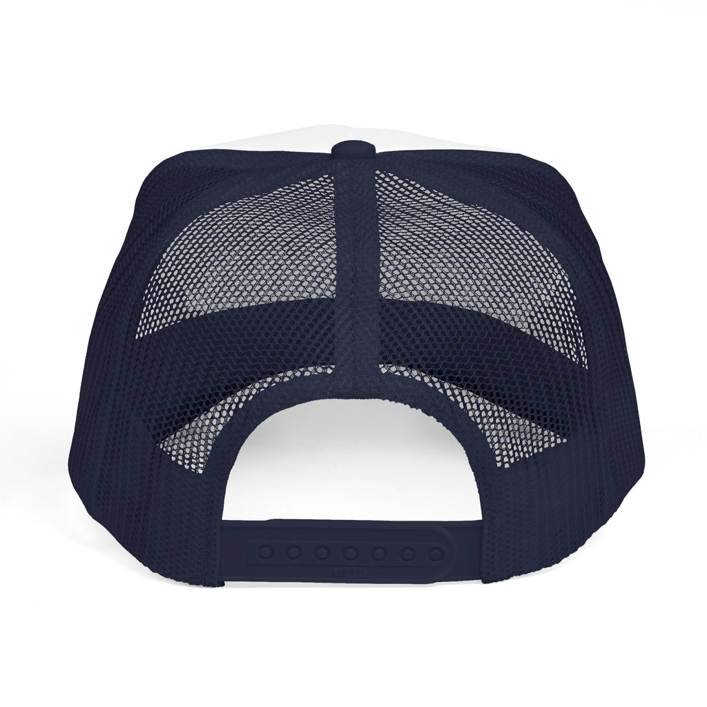 80s Retro Trucker Cap — Neon Memphis Design