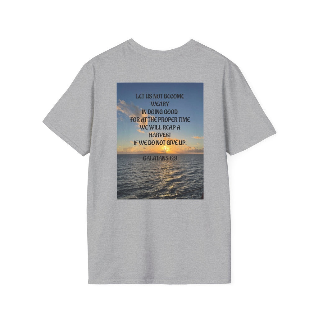 Never Give Up T-Shirt — Minimal Motivational Tee