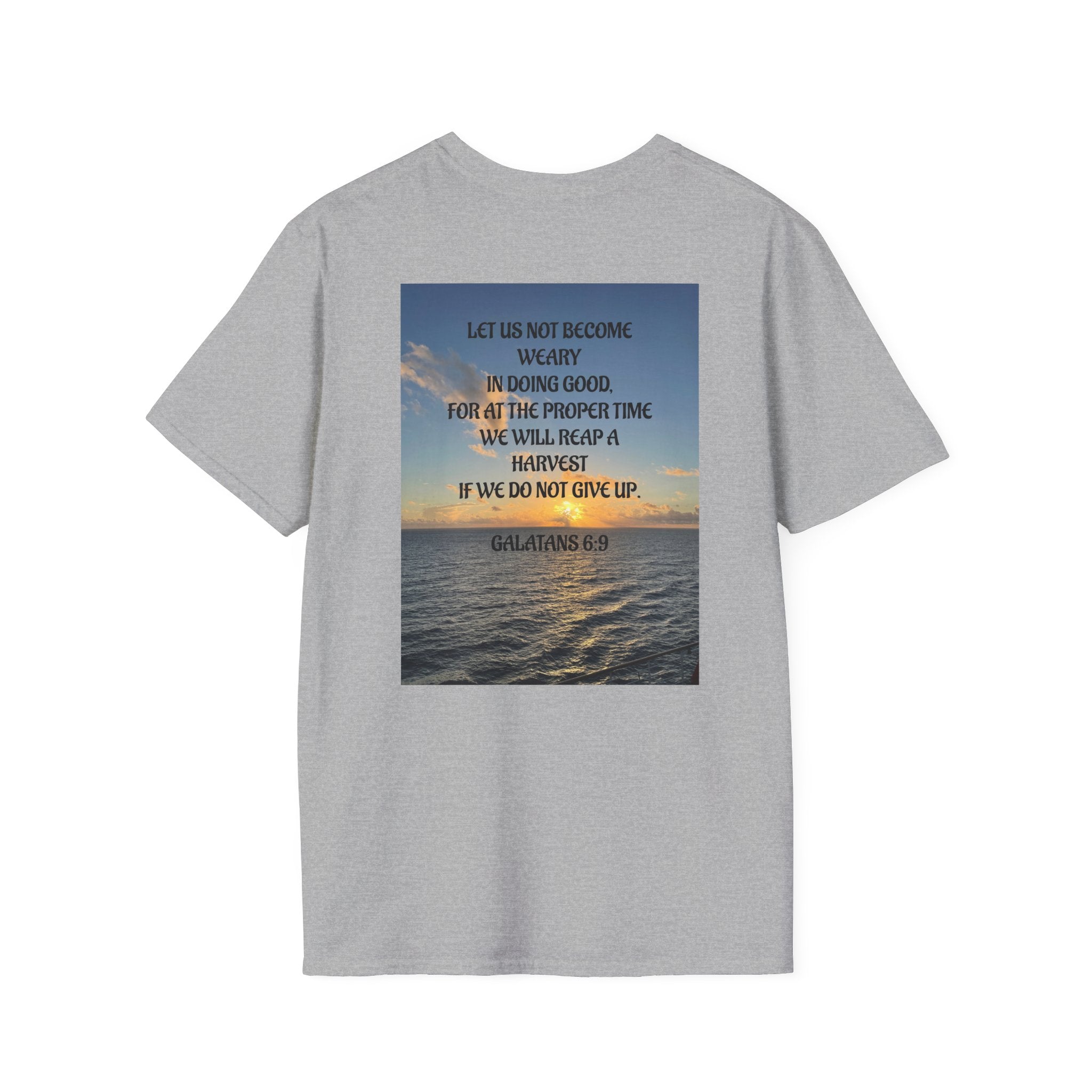 Never Give Up T-Shirt — Minimal Motivational Tee