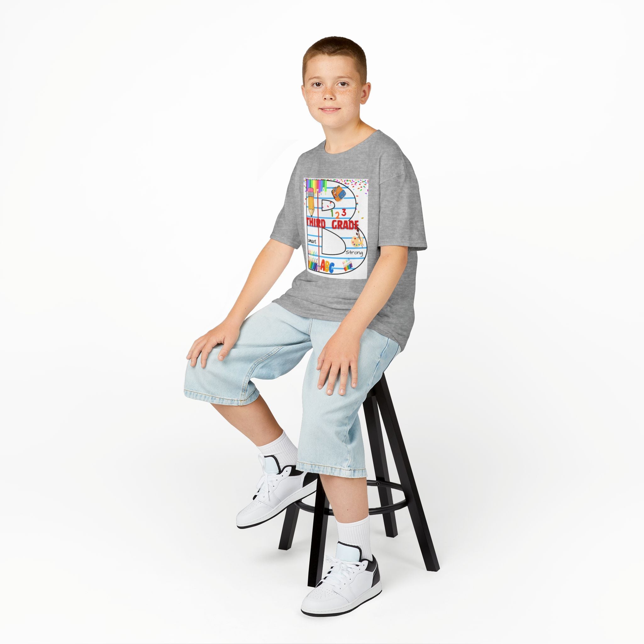 Third Grade ABCs Kids T‑Shirt — 'Be Bold Be You' Back-to-School Tee