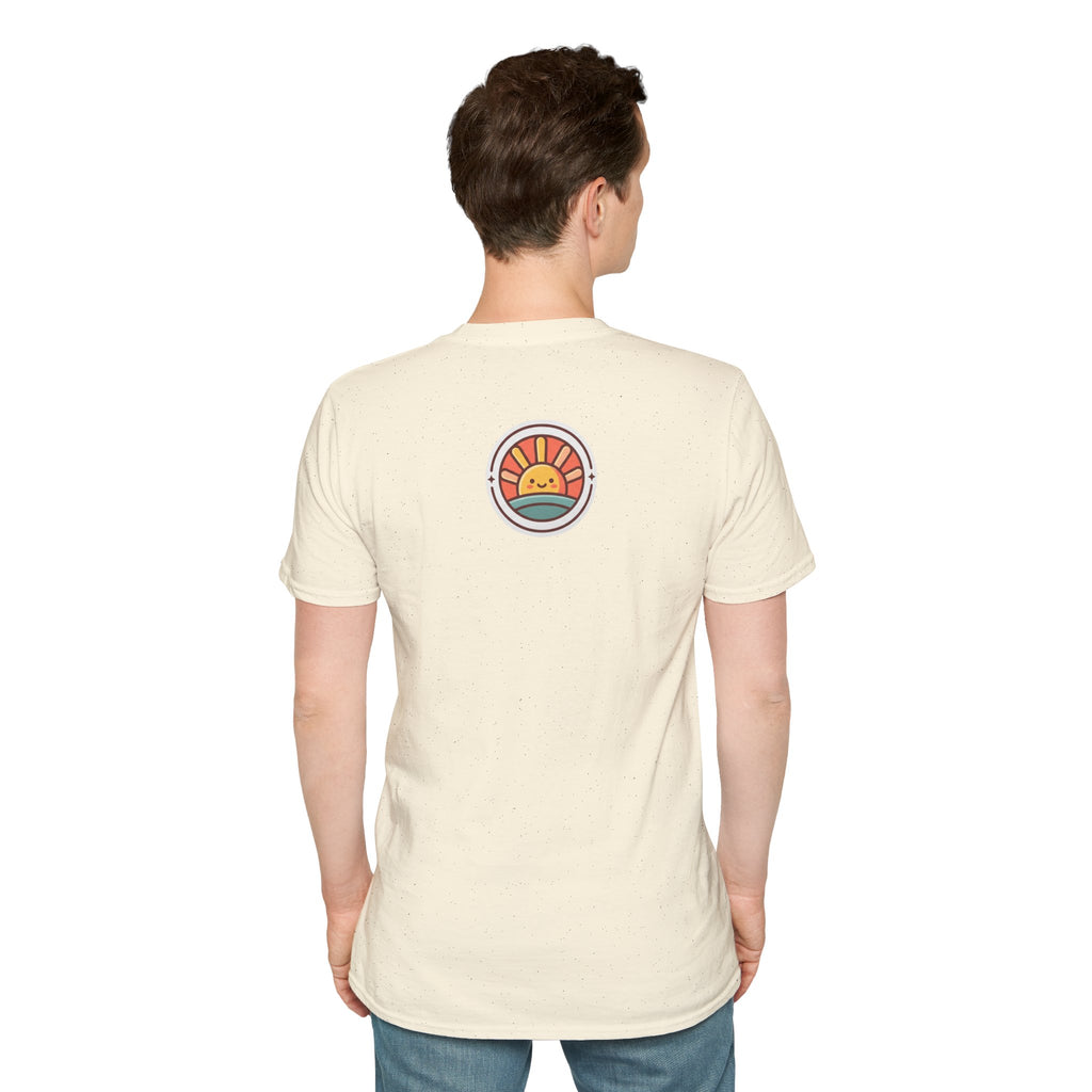 T-Shirt — "Grace Got Me Glowing" Christian Retro Sunrise Faith Tee
