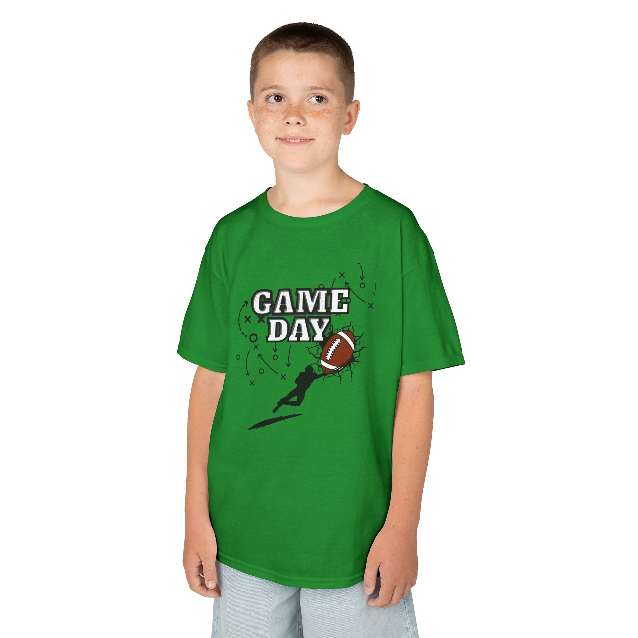 Kids Football 'Game Day' T‑Shirt — Youth Sports Fan Tee