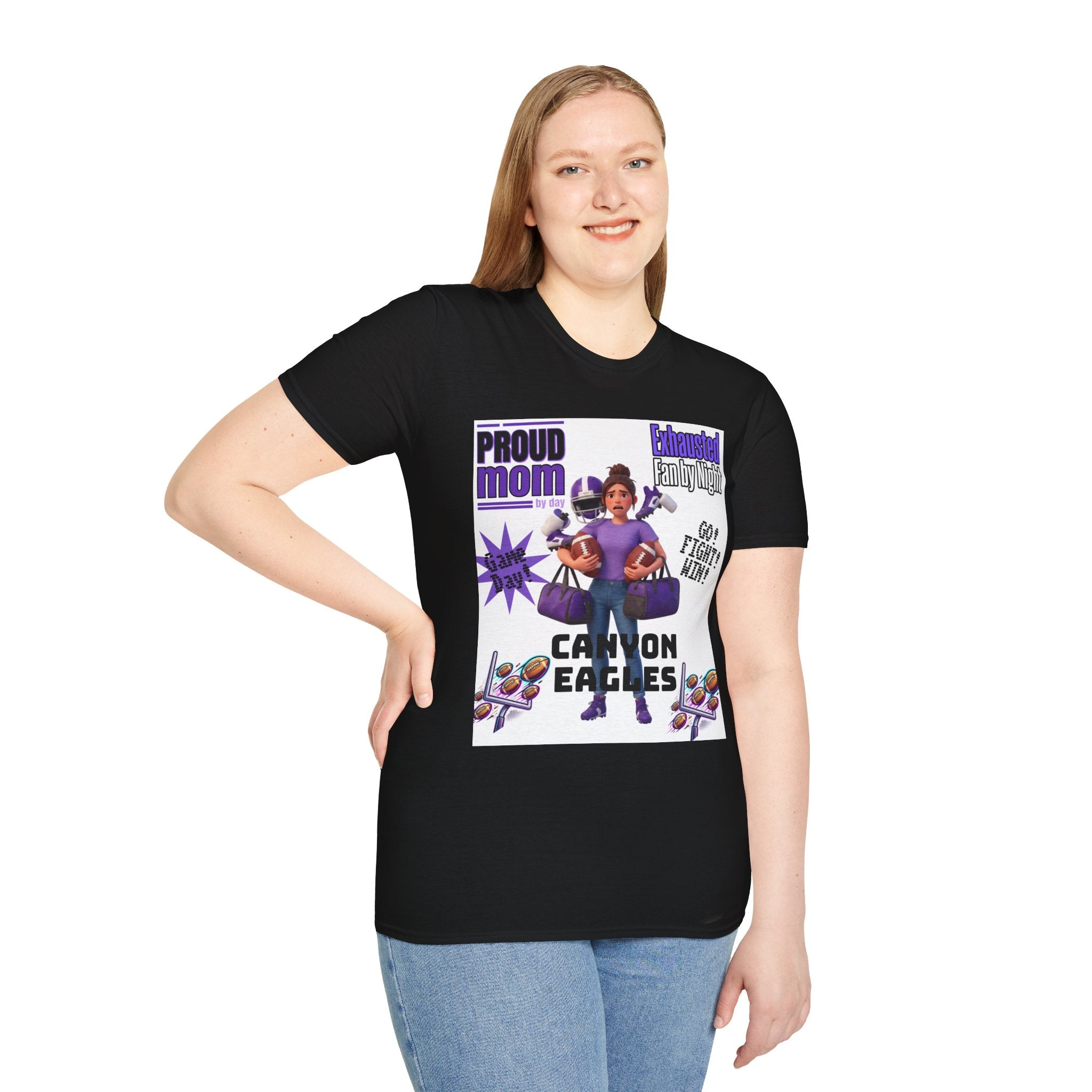 Proud Mom by Day, Exhausted Fan by Night T-Shirt