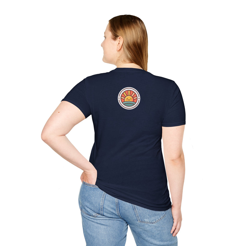 T-Shirt — "Grace Got Me Glowing" Christian Retro Sunrise Faith Tee